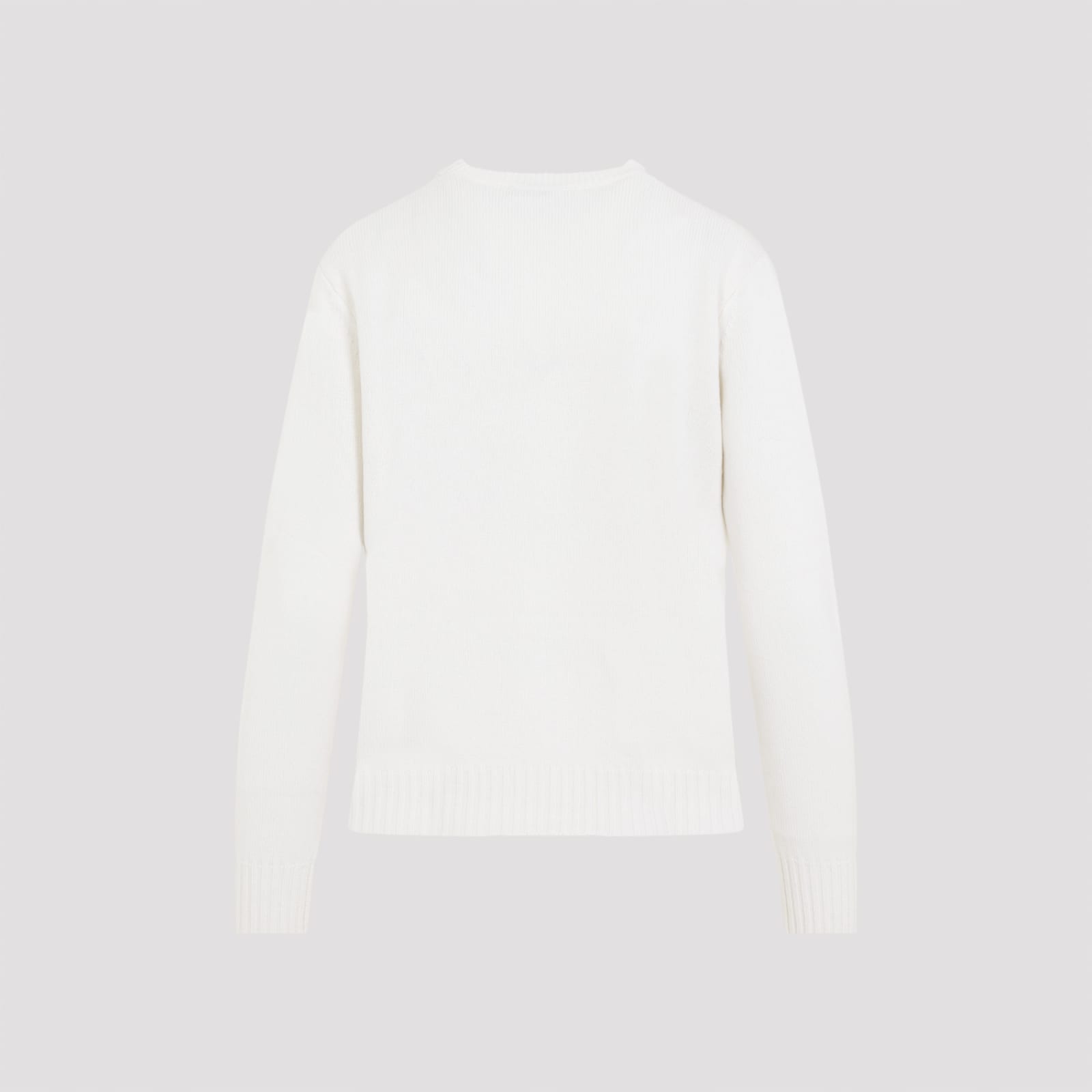 Shop Max Mara Viglio Crewneck In Crema