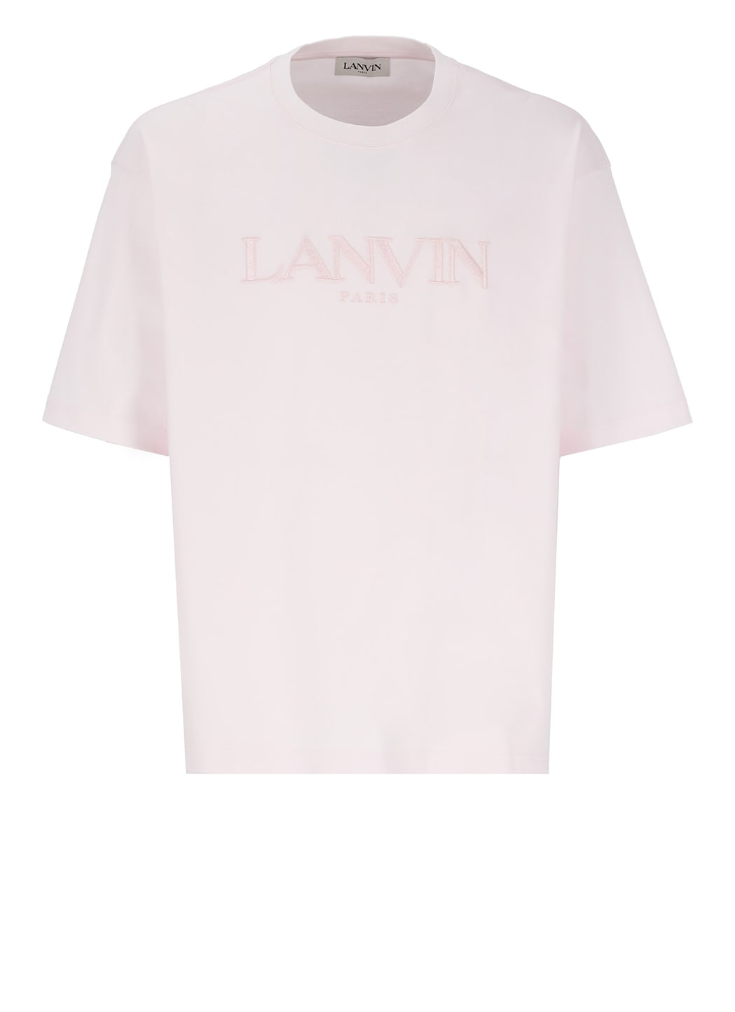 Shop Lanvin T-shirt With Embroidery In Pink