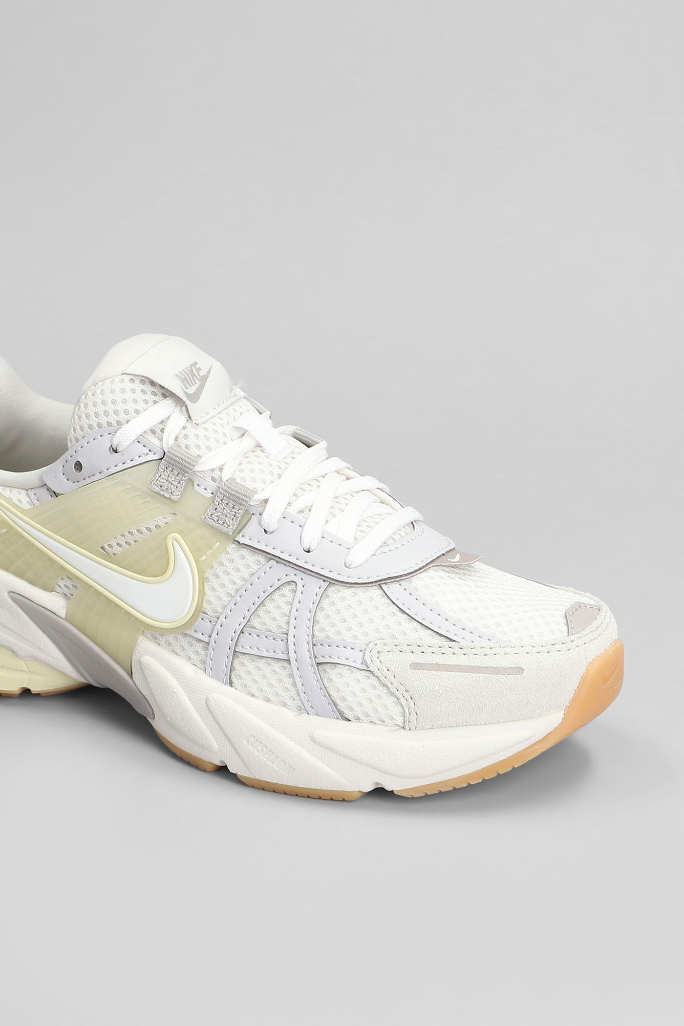 Nike V2k Run Sneakers In Grey Leather And Fabric In Multi