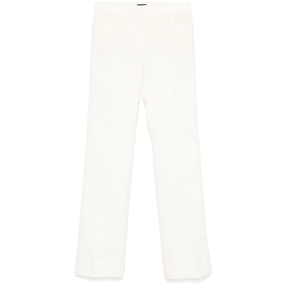Tom Ford Pinstriped Trousers In Neutral