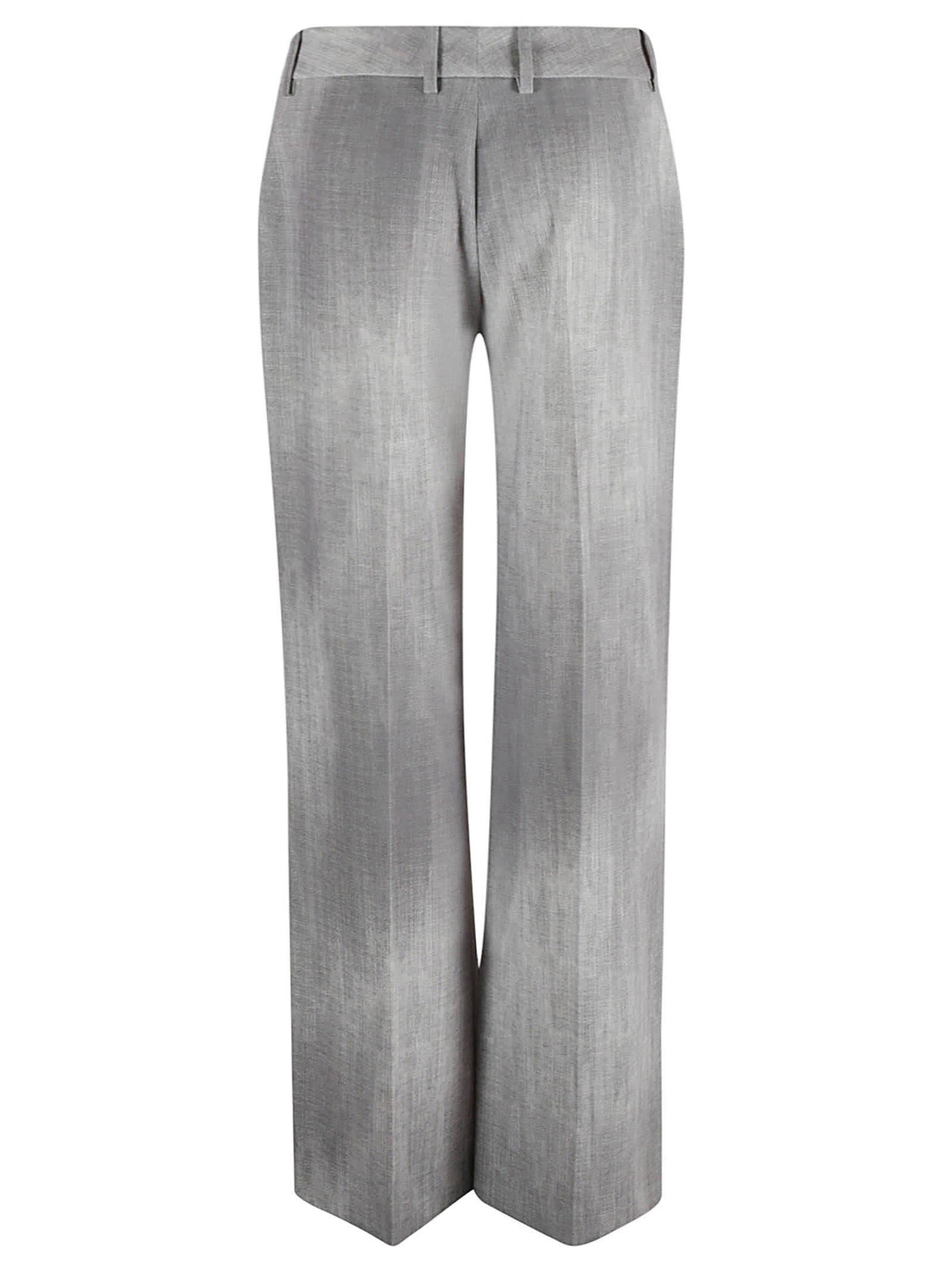 Shop Ermanno Scervino Wrap Trousers In Grey