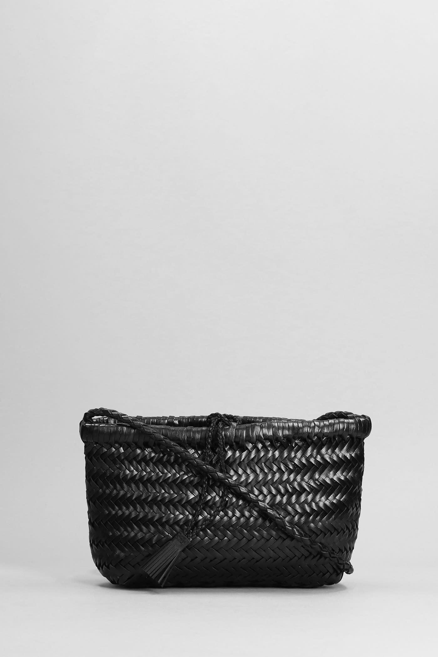 Shop Dragon Diffusion Minsu Shoulder Bag In Black Leather