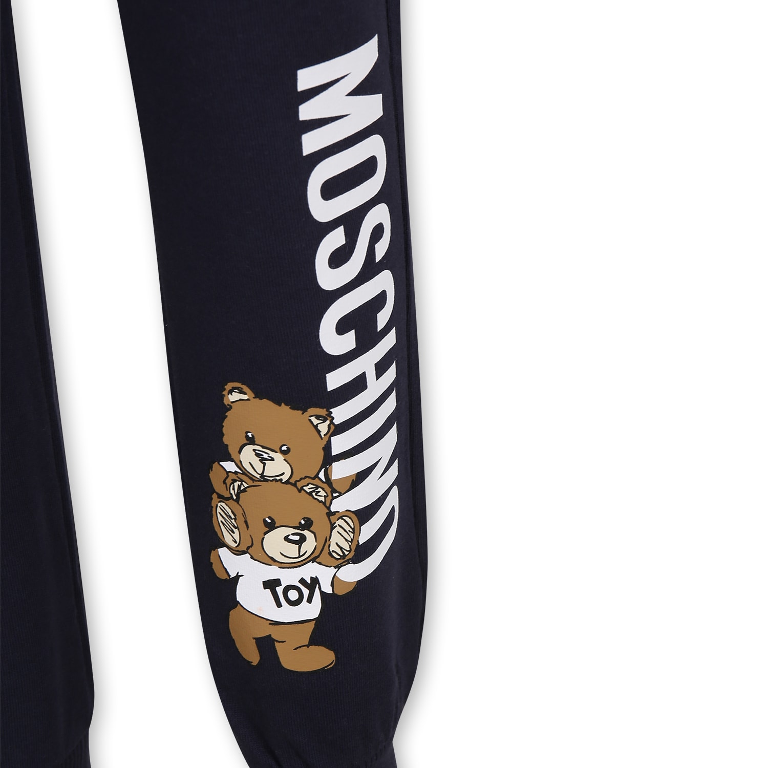 MOSCHINO BLUE T-SHIRT FOR KIDS WITH TEDDY BEAR 