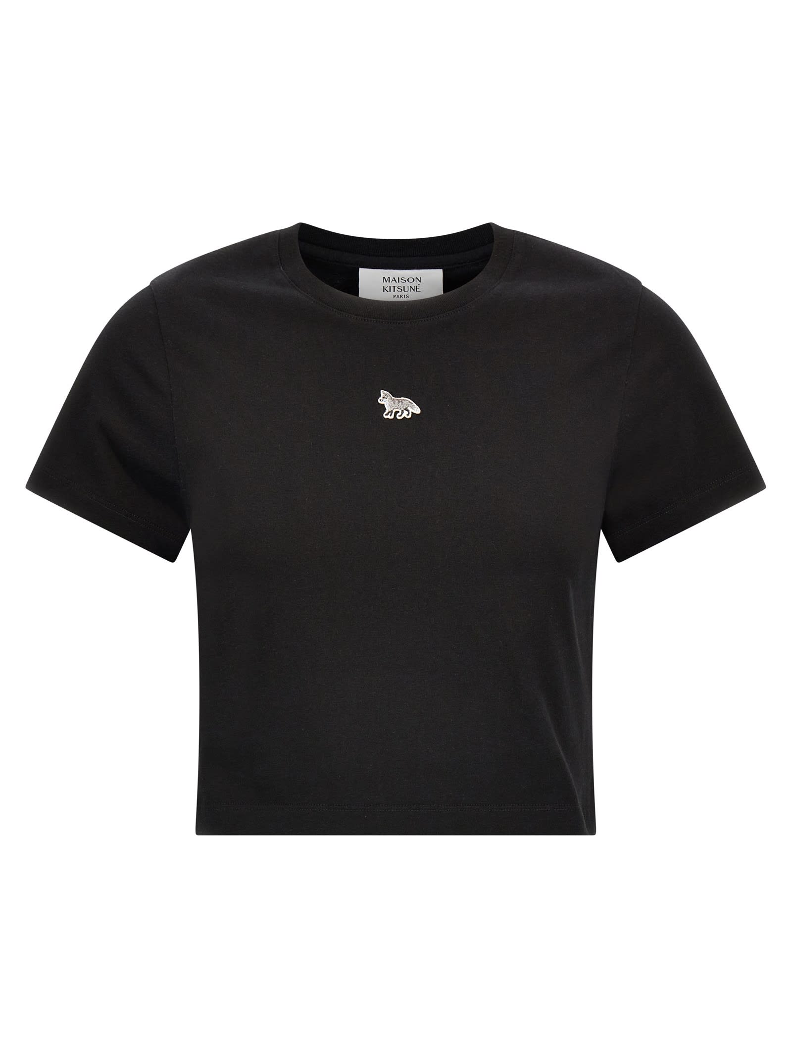 Shop Maison Kitsuné Baby Fox T-shirt In Black