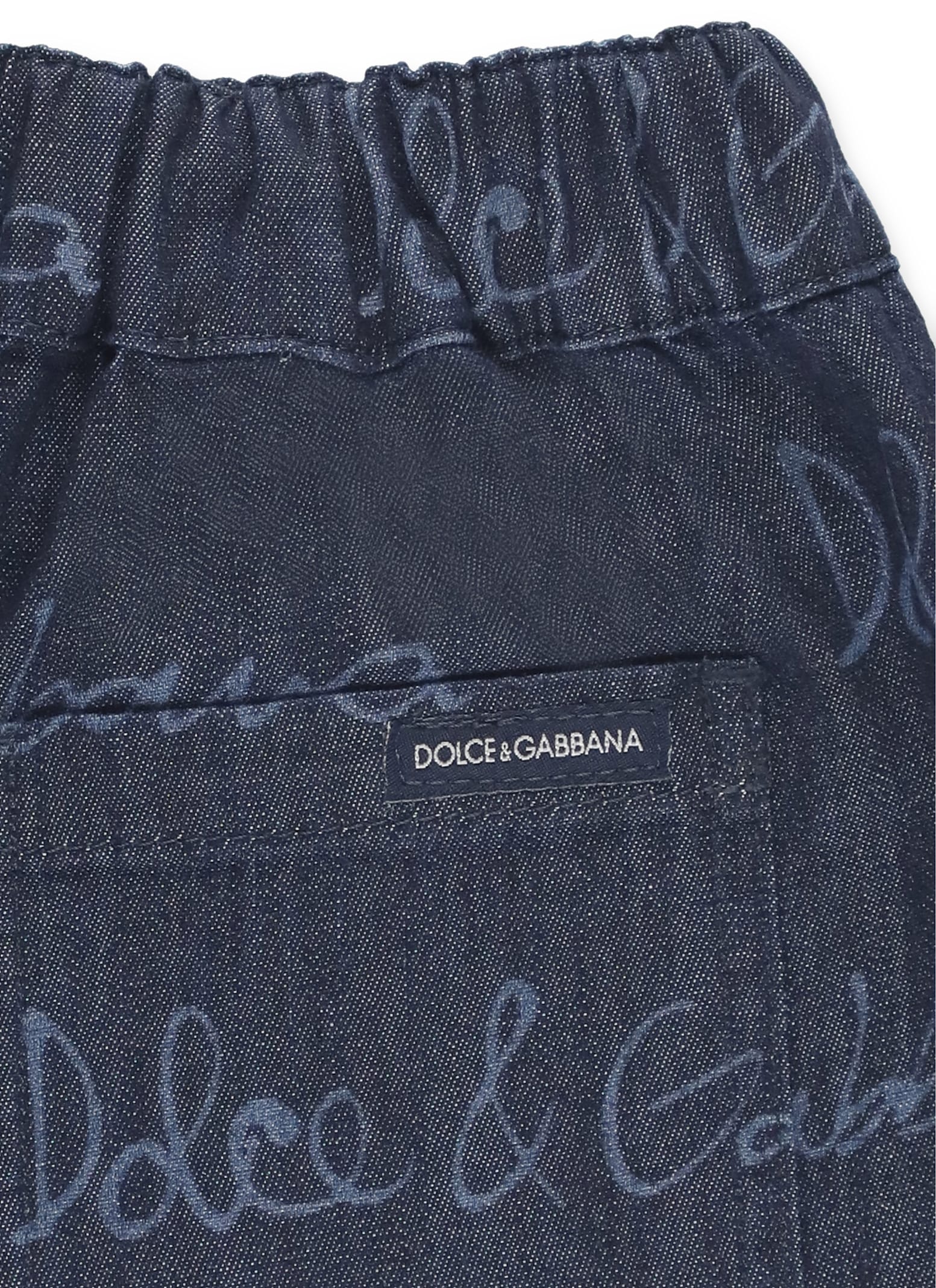 Dolce & Gabbana Cotton Bermuda In Blue