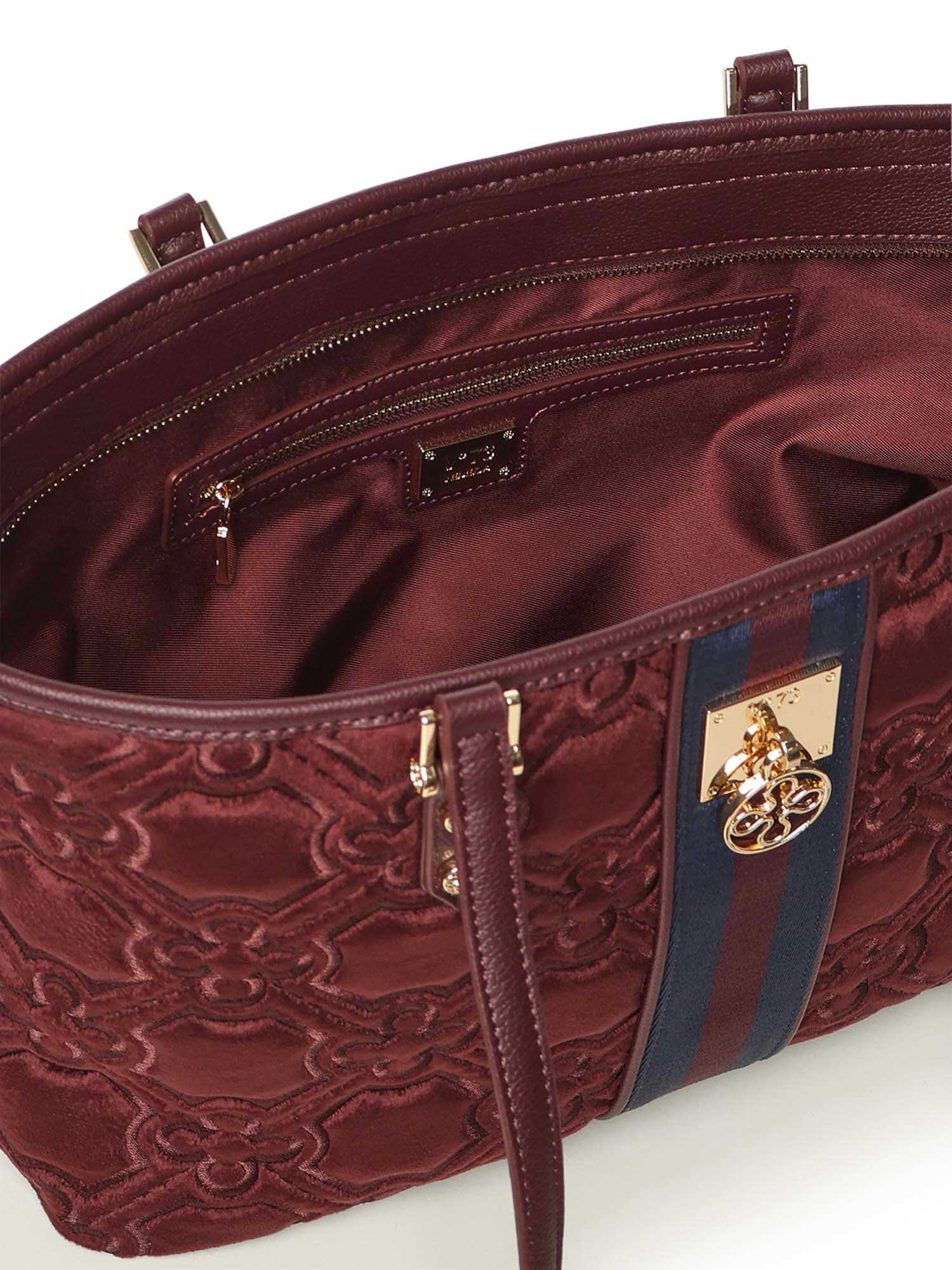 V73 Cate Shopping Bag In Burgundy