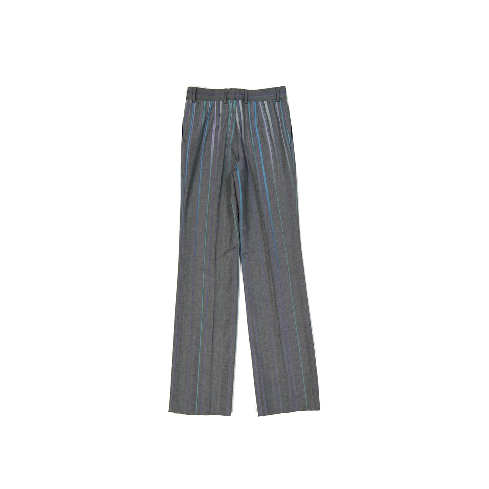 Alberta Ferretti Wool Blend Trousers Women In Gray