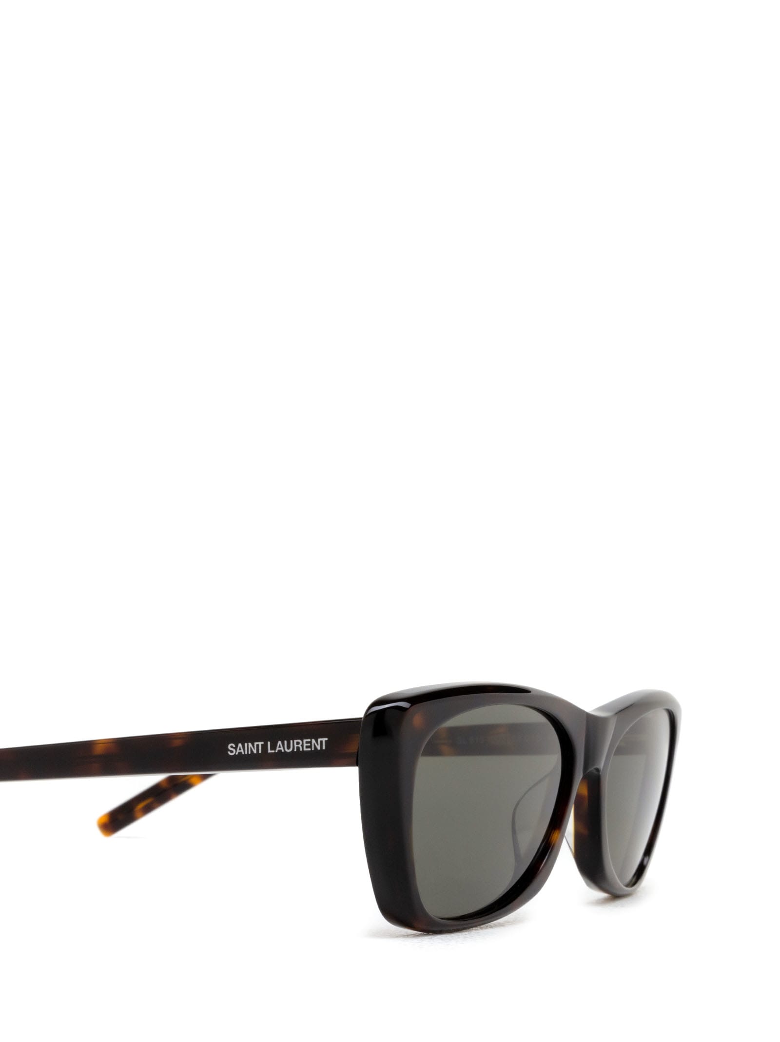 Shop Saint Laurent Sl 613 Havana Sunglasses