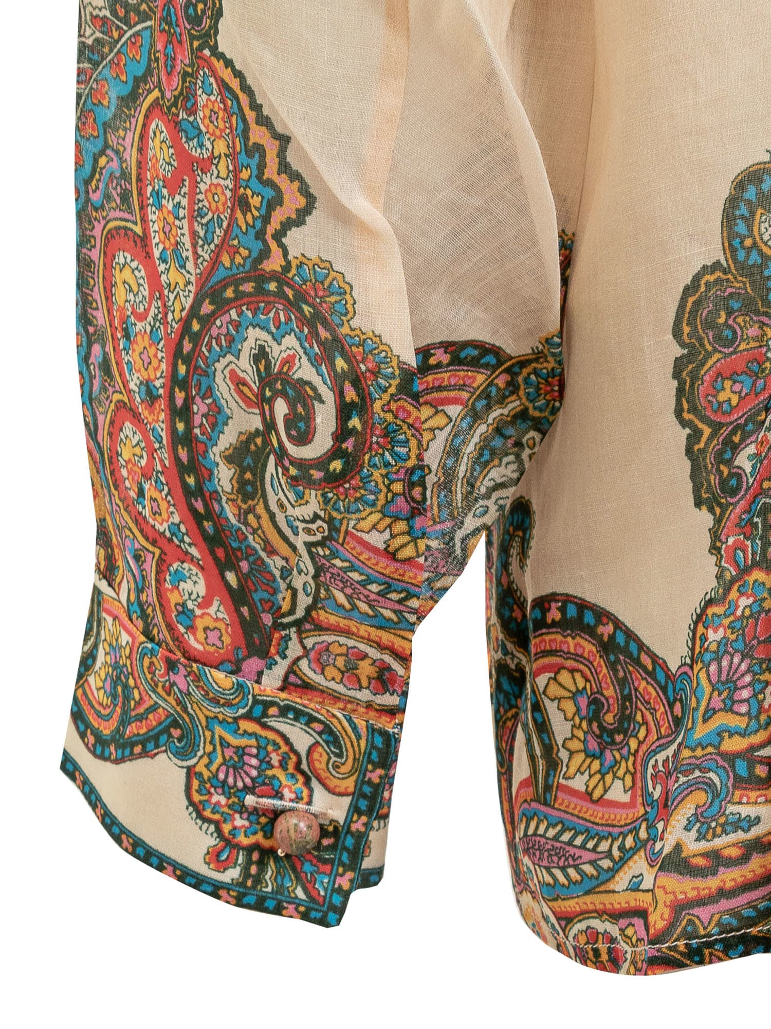 Shop Zimmermann Ottie Oversize Multi Paisley Shirt