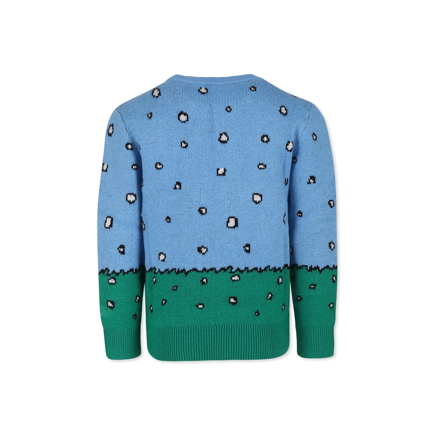 Mc2 Saint Barth X Snoopy Peanuts Sweater In Light Blue