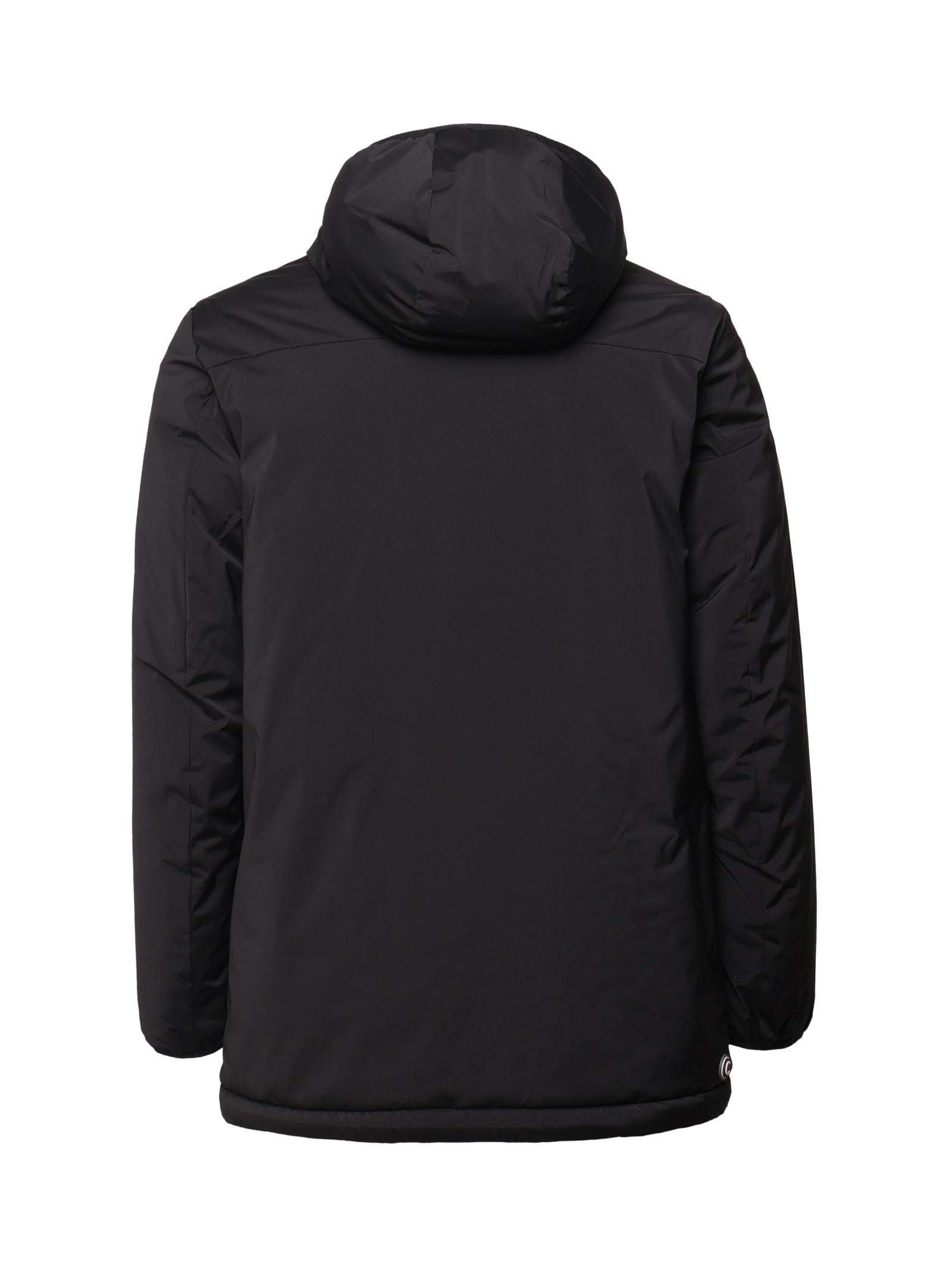 Shop Colmar Medium-length Padded Jacket In Black