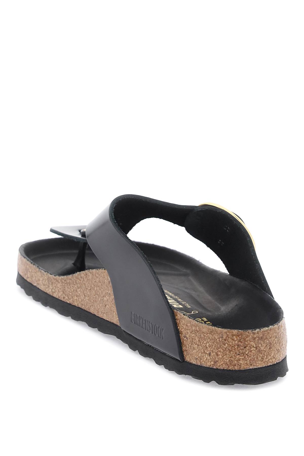Birkenstock Gizeh Big Buckle Mules In Black