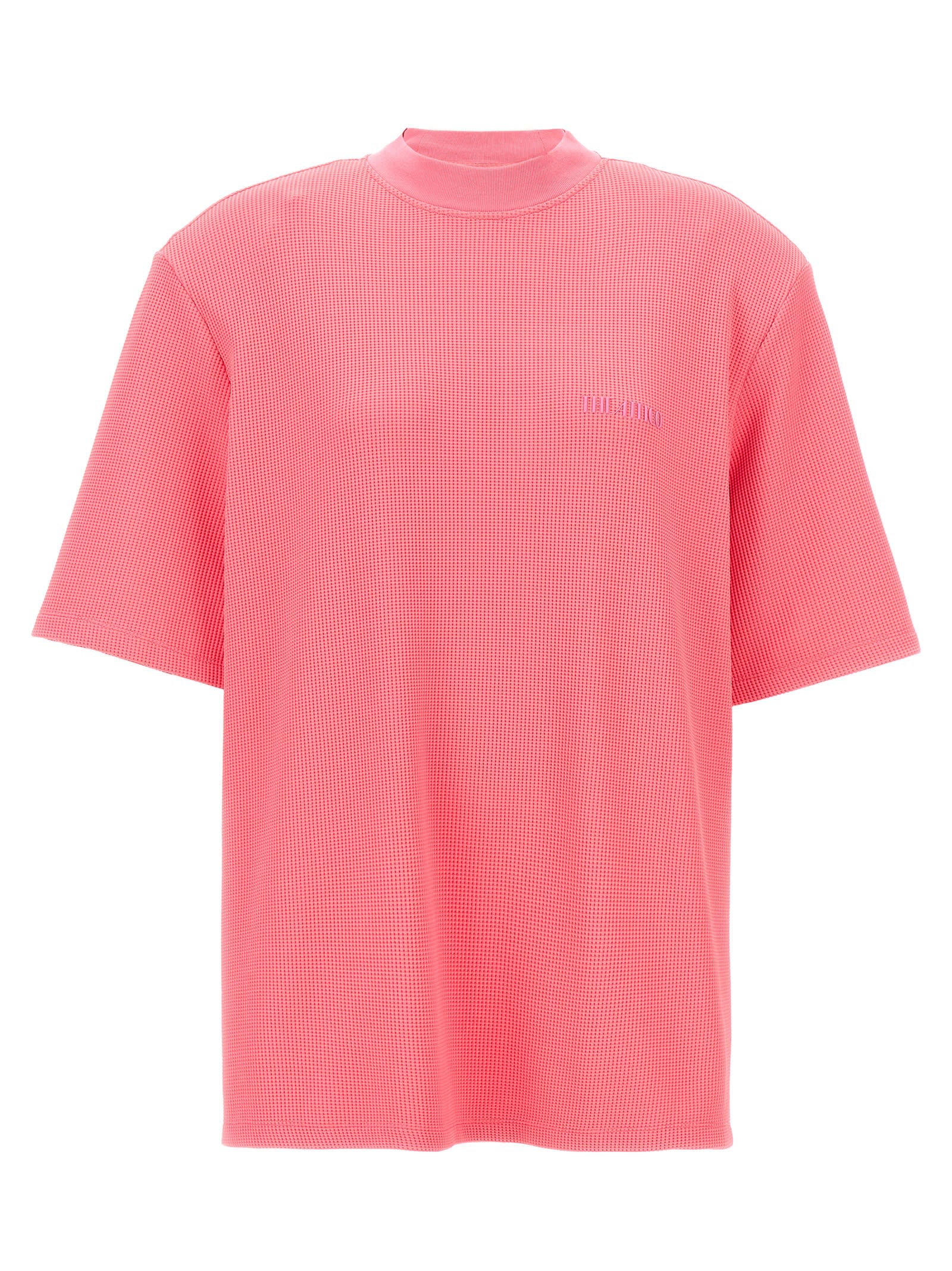 Shop Attico Kilie T-shirt In Fuchsia