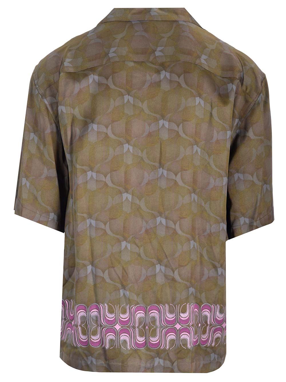 Shop Dries Van Noten Embroidered Shirt In Green