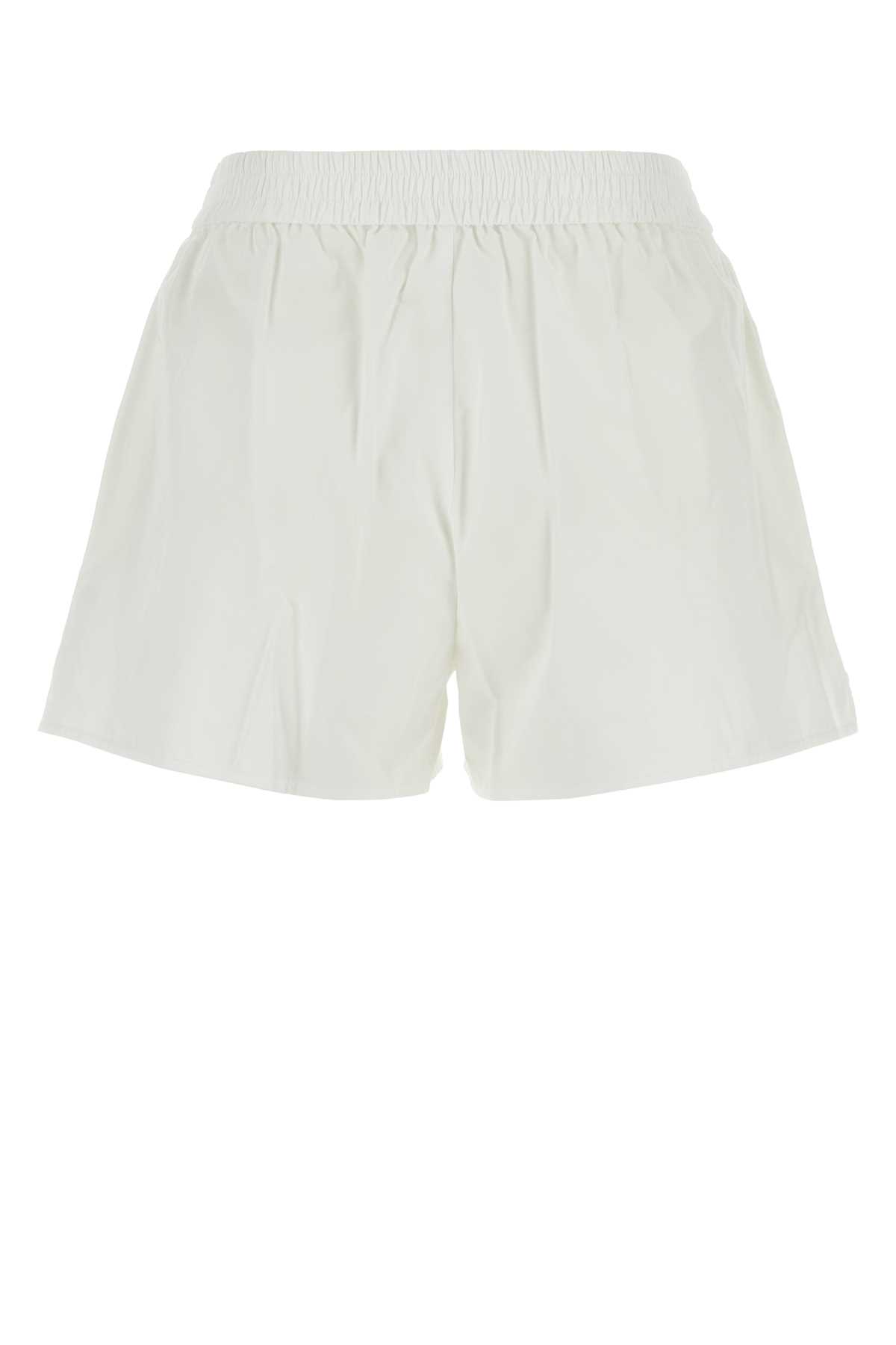 Shop Alexander Wang T White Cotton Shorts