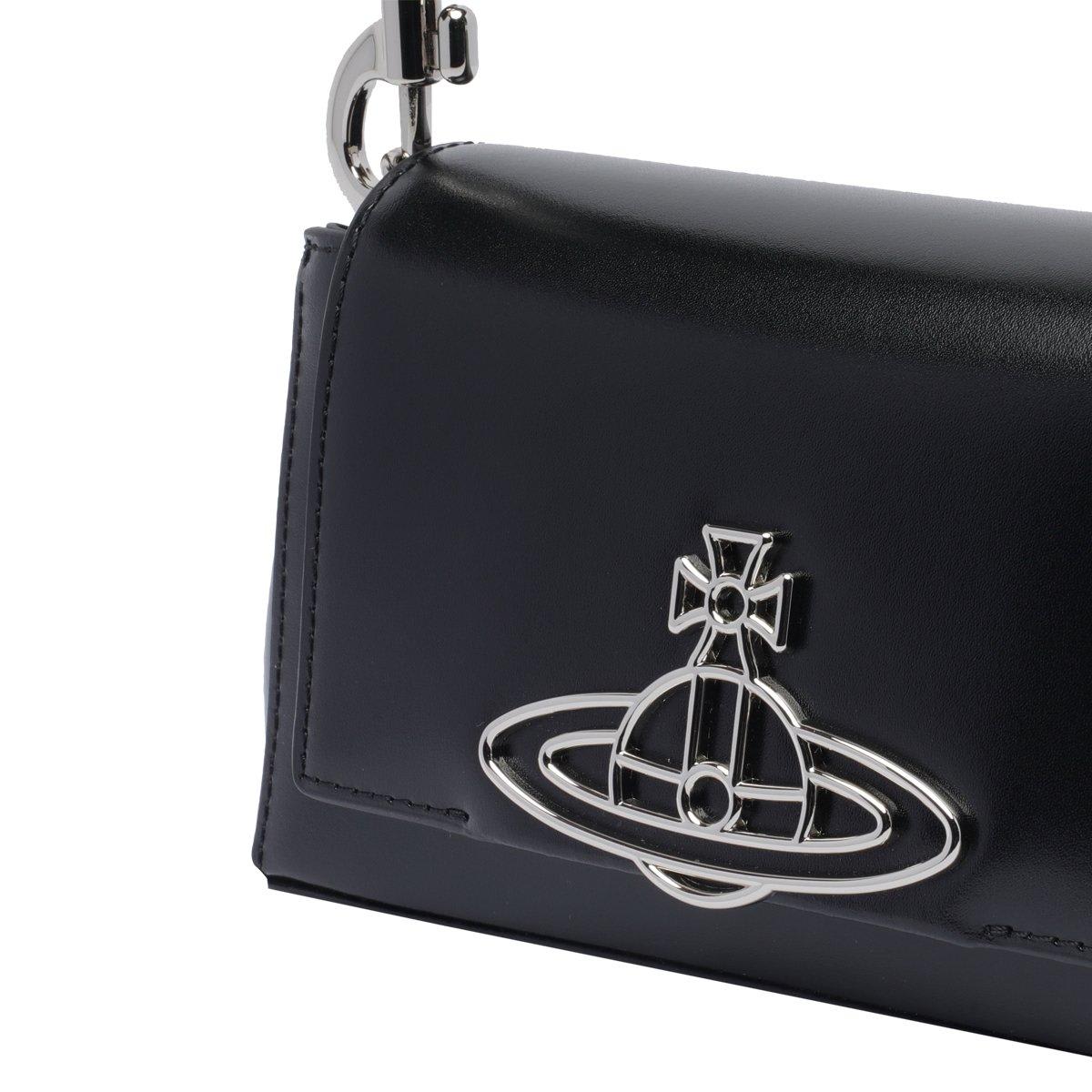 Vivienne Westwood Hazel Small Shoulder Bag In Black