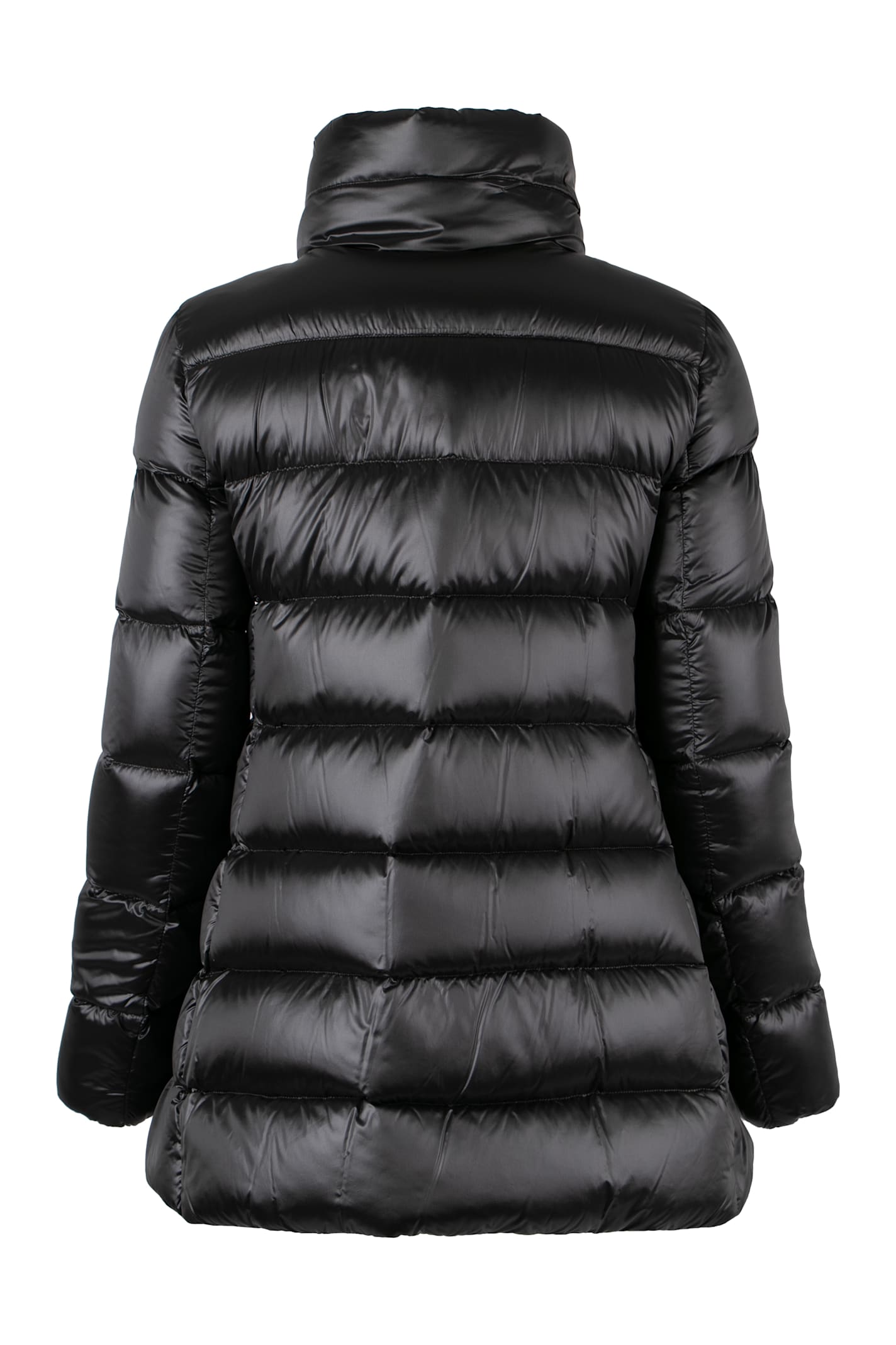 Moorer Dorado Techno Fabric Down Jacket In Grey