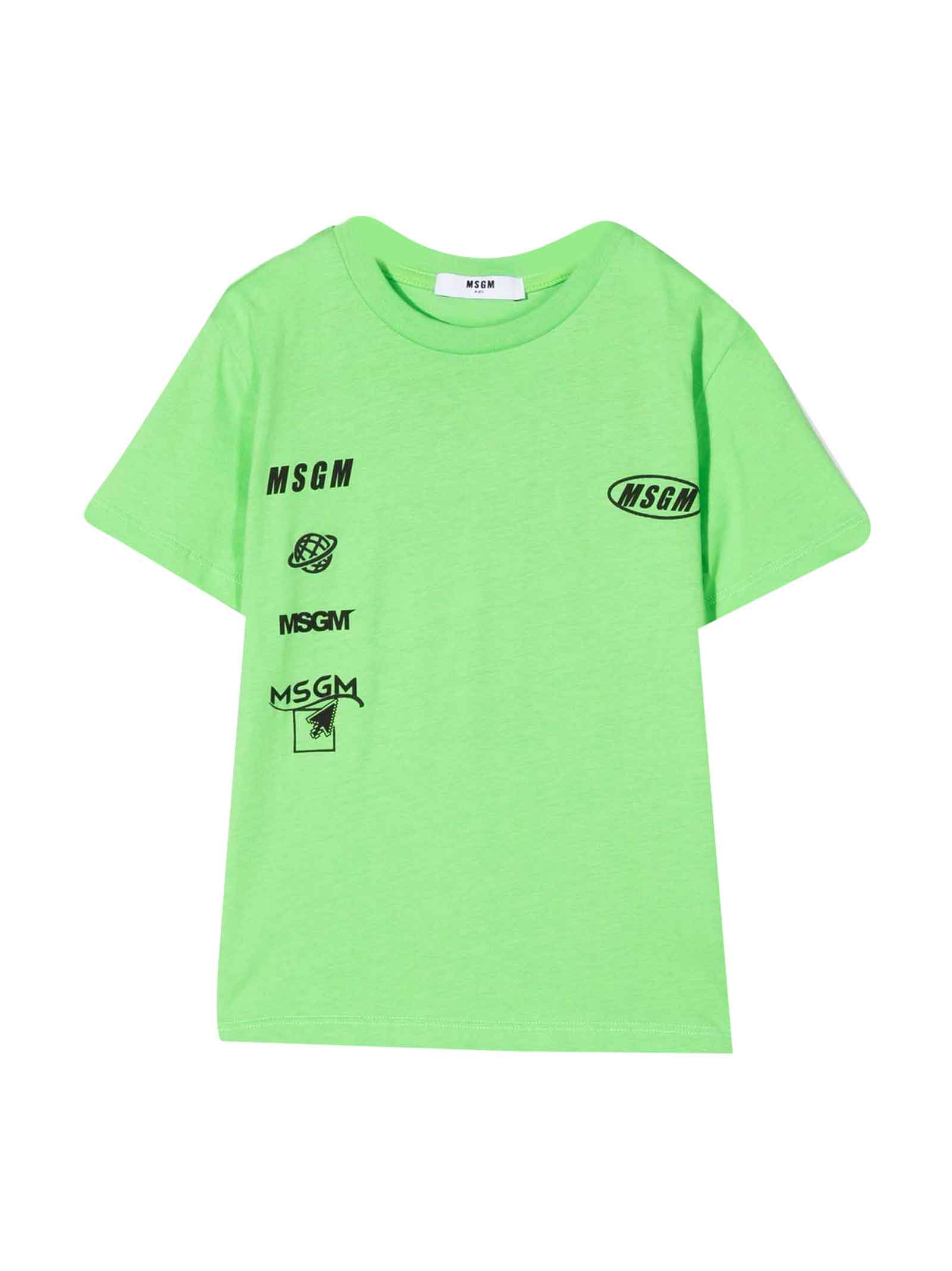 MSGM Green T-shirt Boy