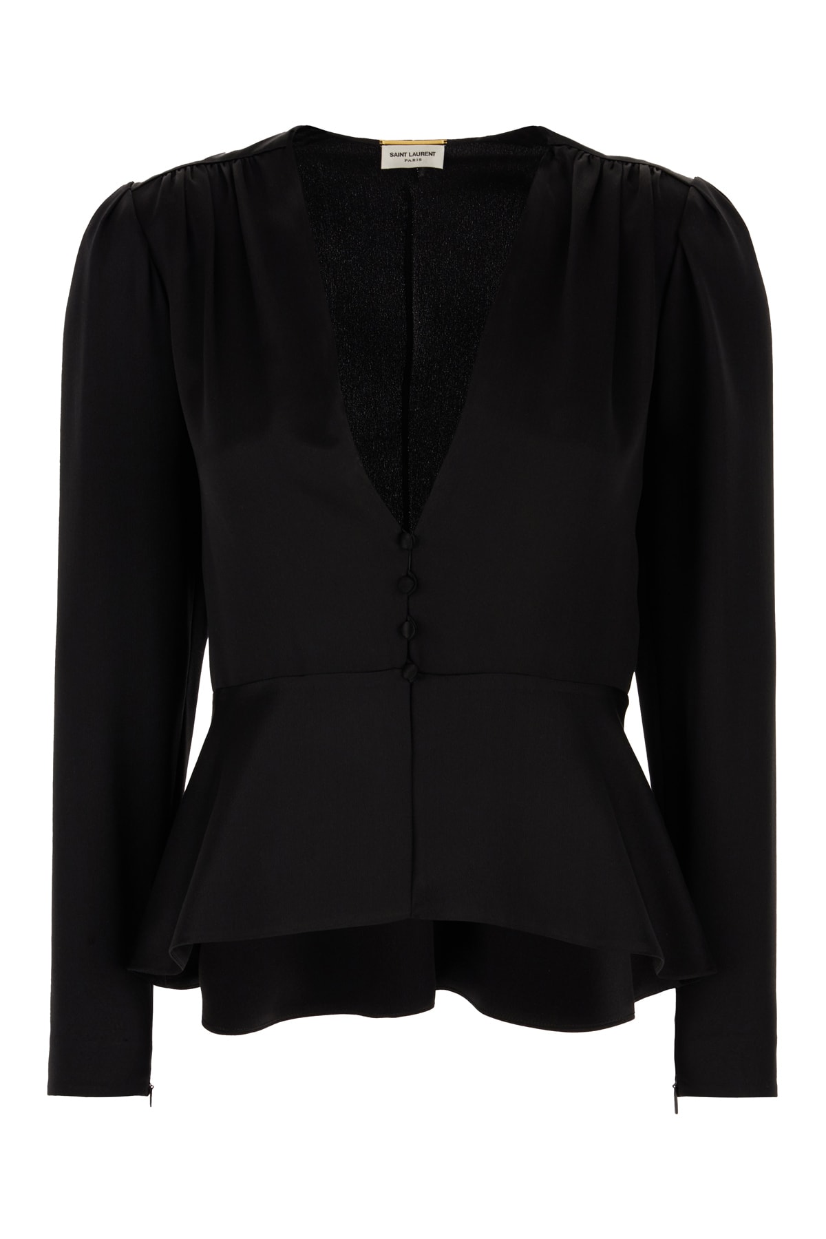 Saint Laurent Top In Nero