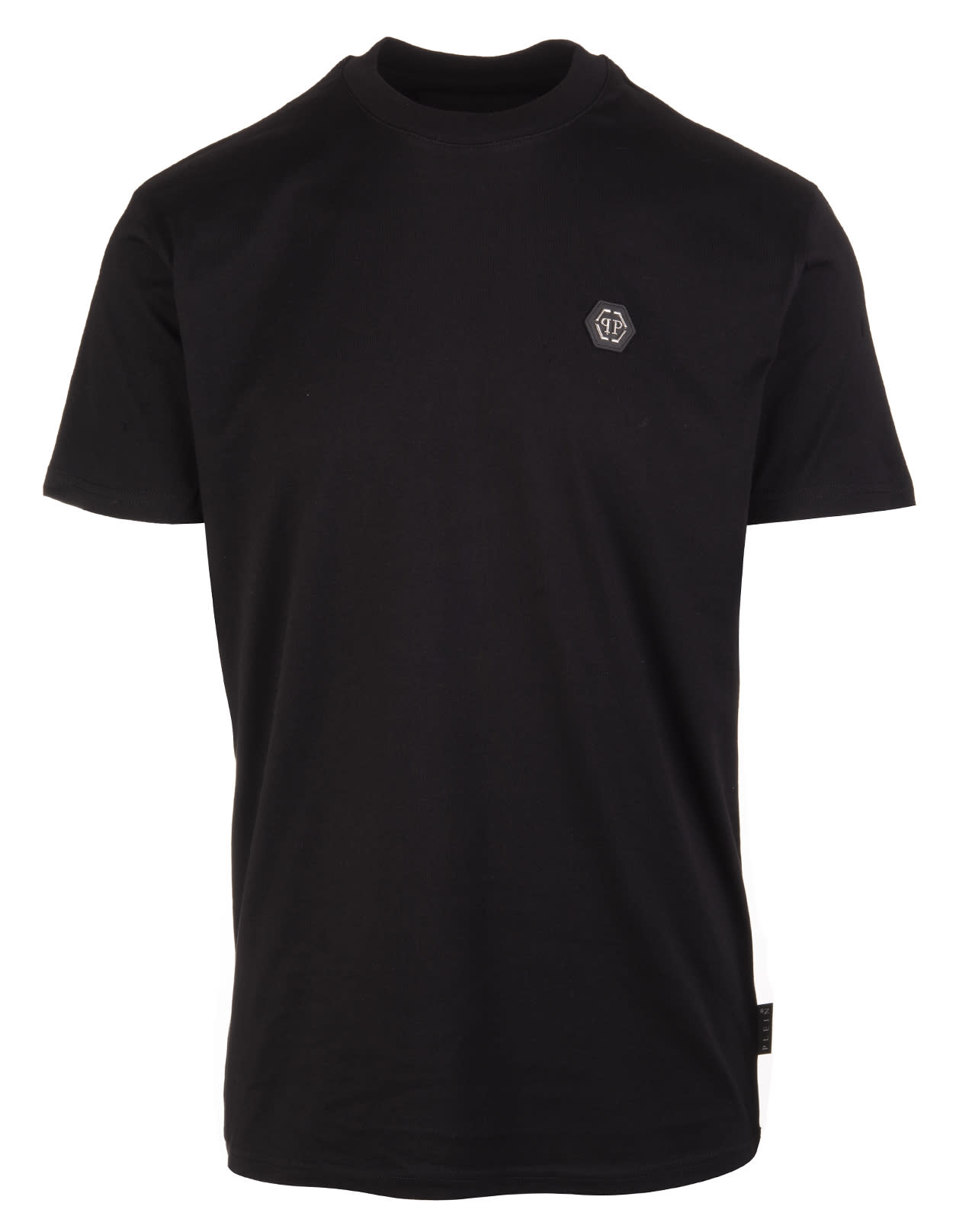 Philipp Plein Man Black Ss Iconic Plein T-shirt