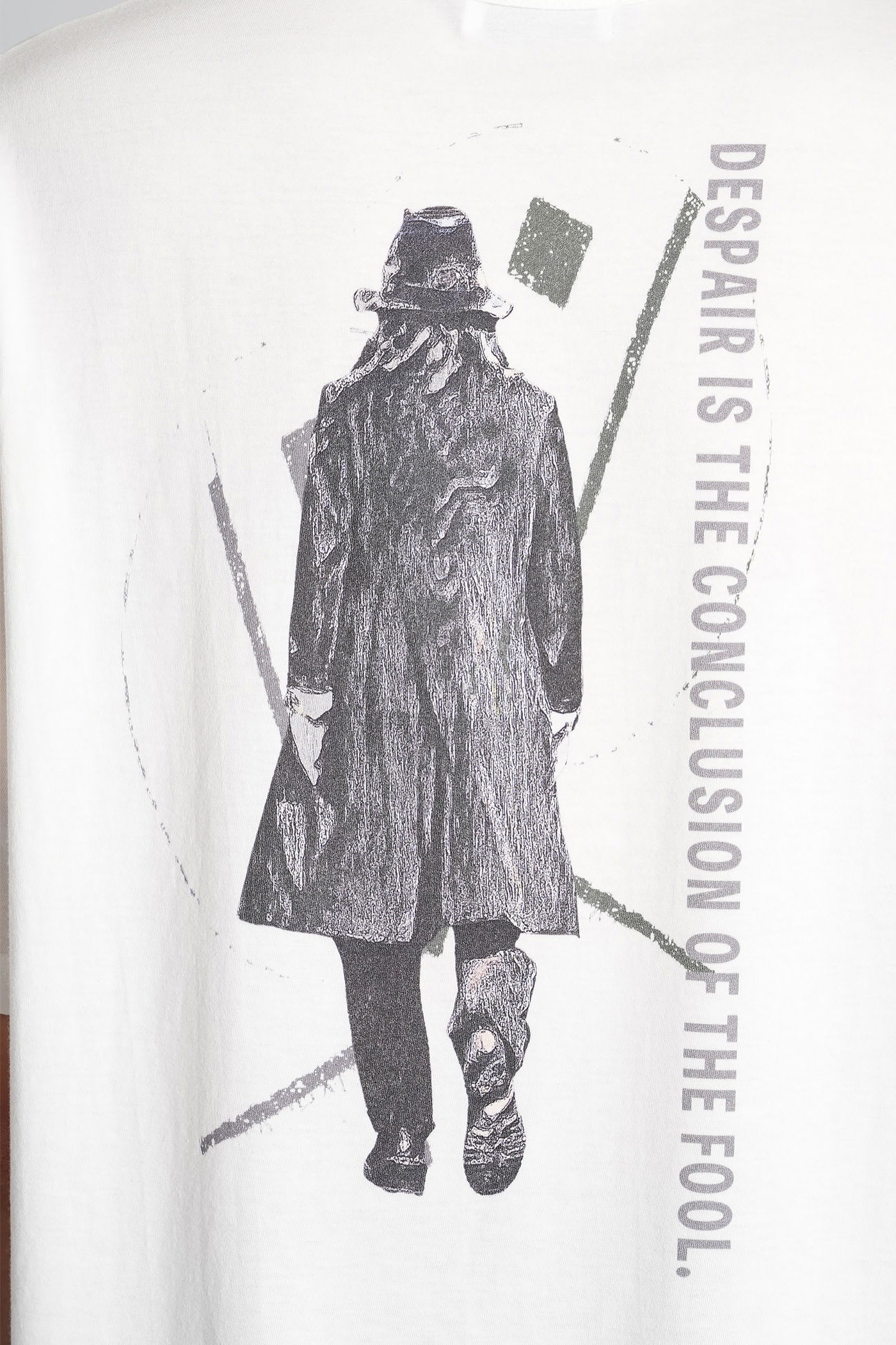 Yohji Yamamoto T-shirt In White Cotton In White
