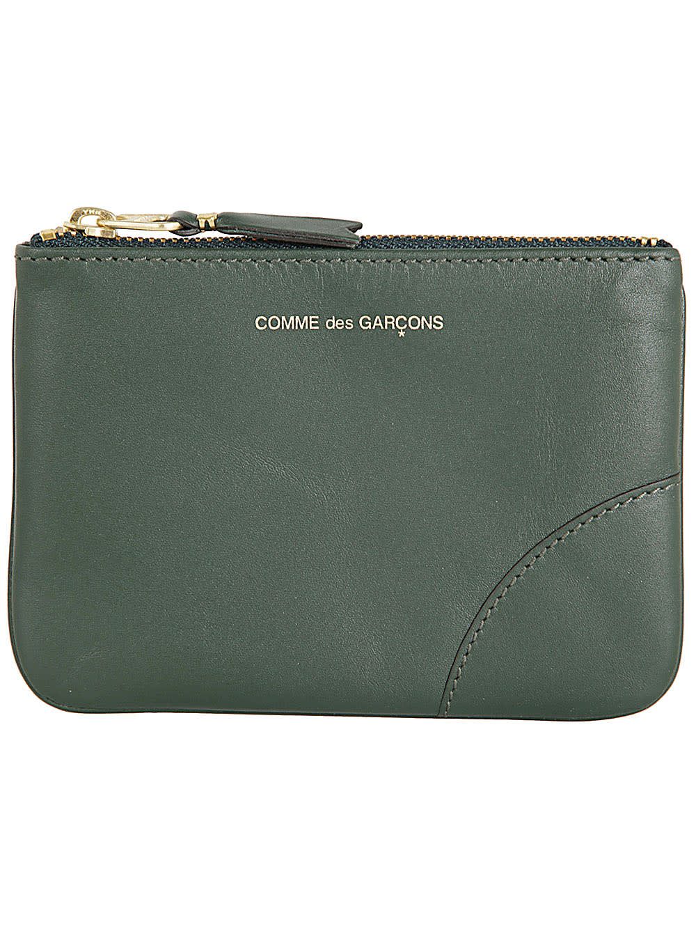 Shop Comme Des Garçons Classic Line Wallet In Bottle Green