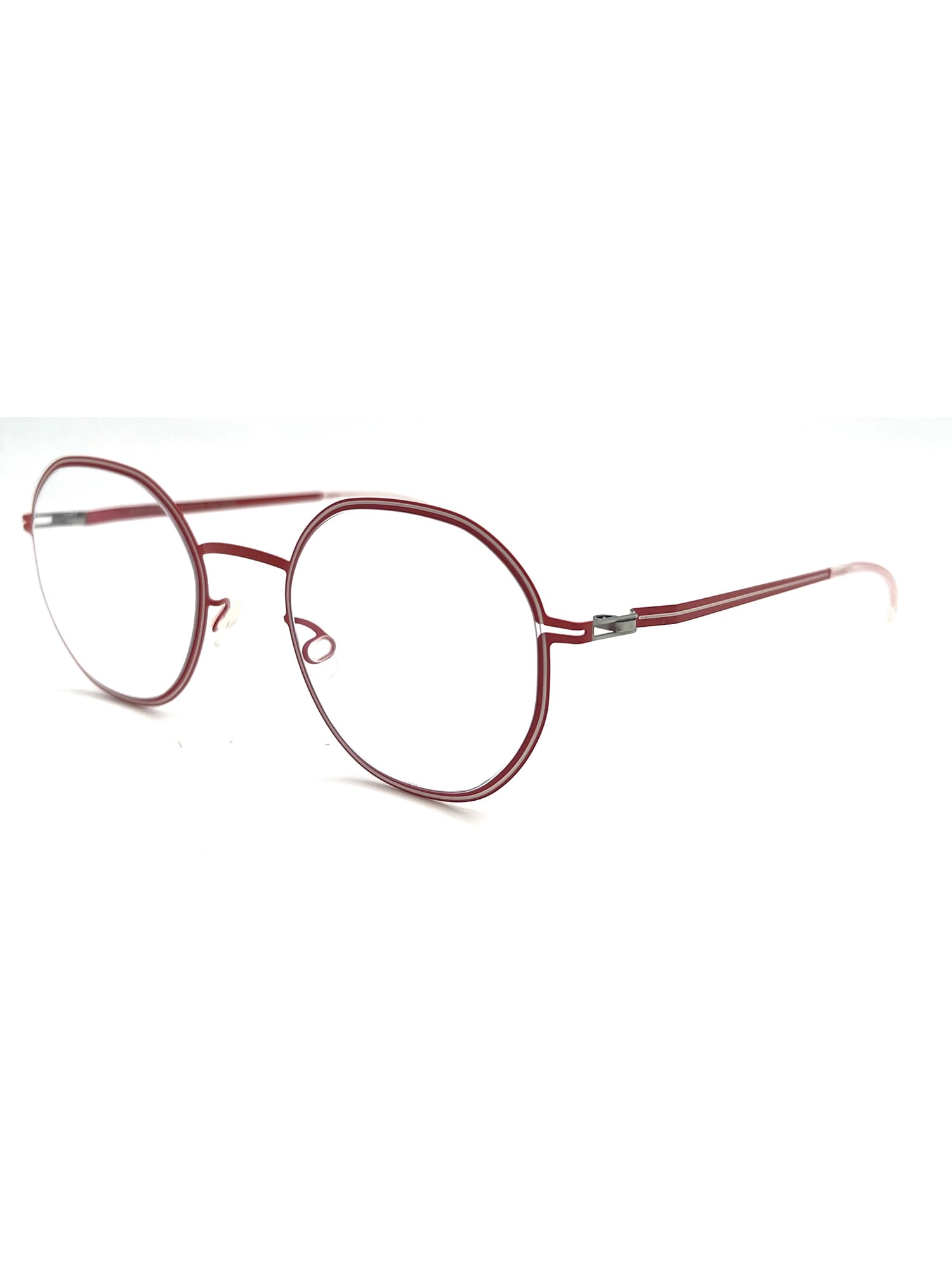 Shop Mykita Studio 6.6 Eyewear In Rusty Red/aurore