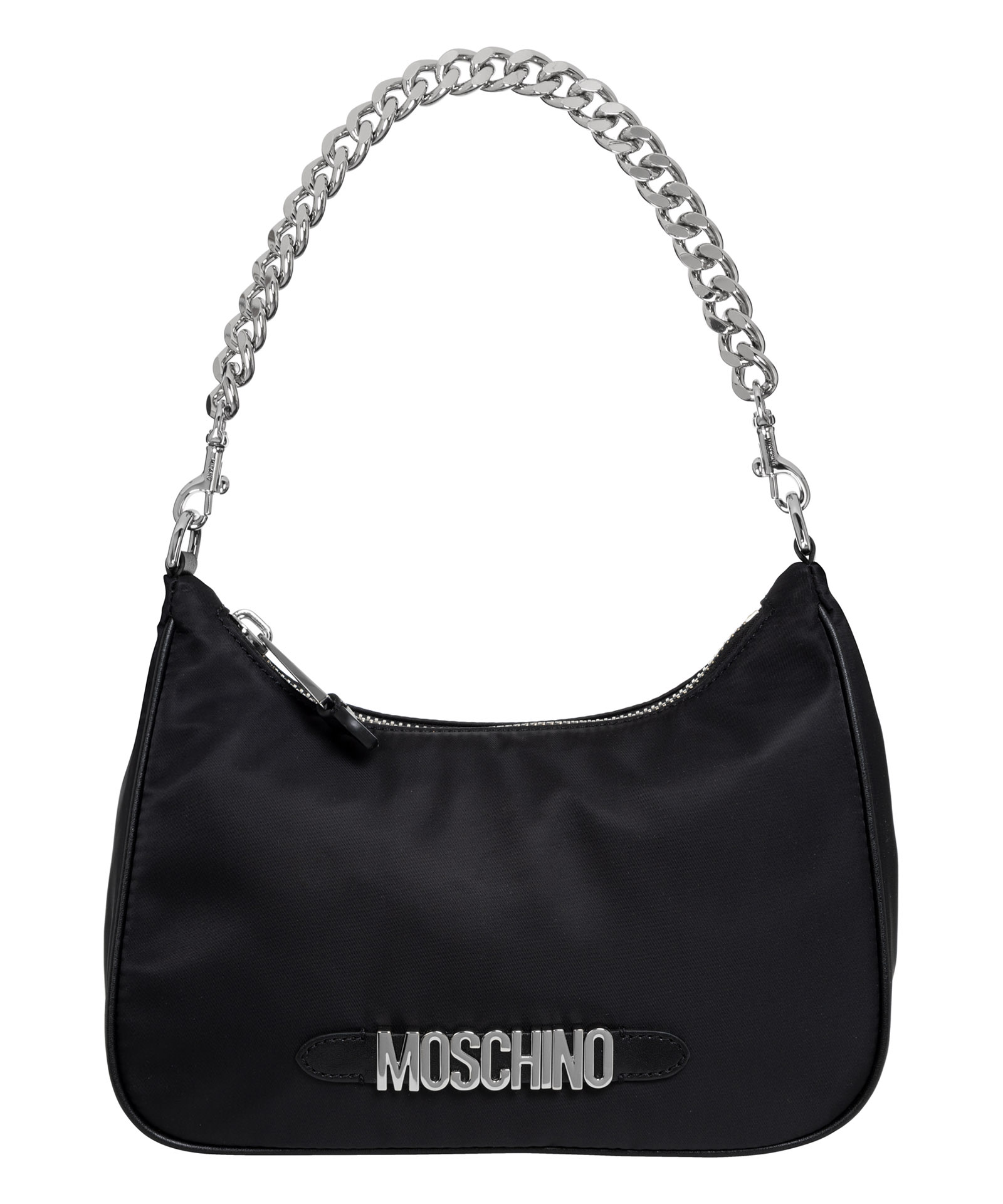 Moschino Leather Hobo Bag In 2555