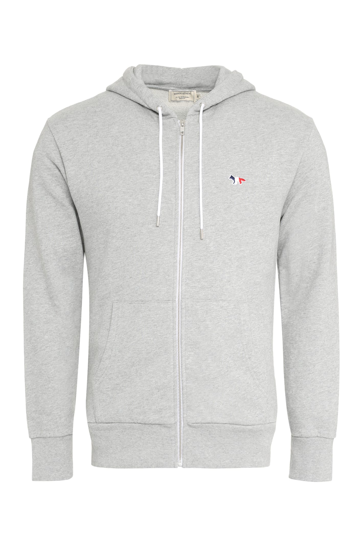 MAISON KITSUNÉ COTTON FULL ZIP HOODIE,11813200