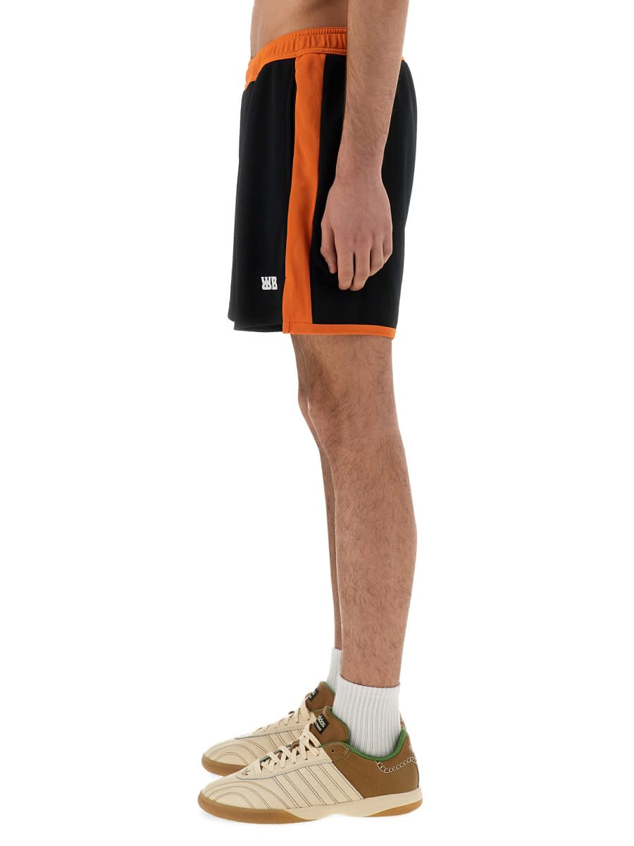 Shop Wales Bonner Jersey Shorts In Black