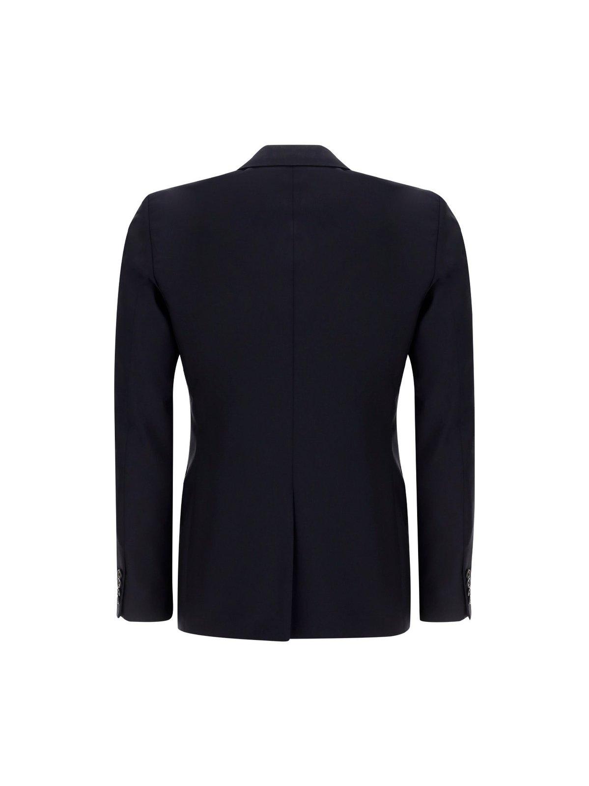 Shop Prada Single-breasted Tailored Two-piece Suit In Blue