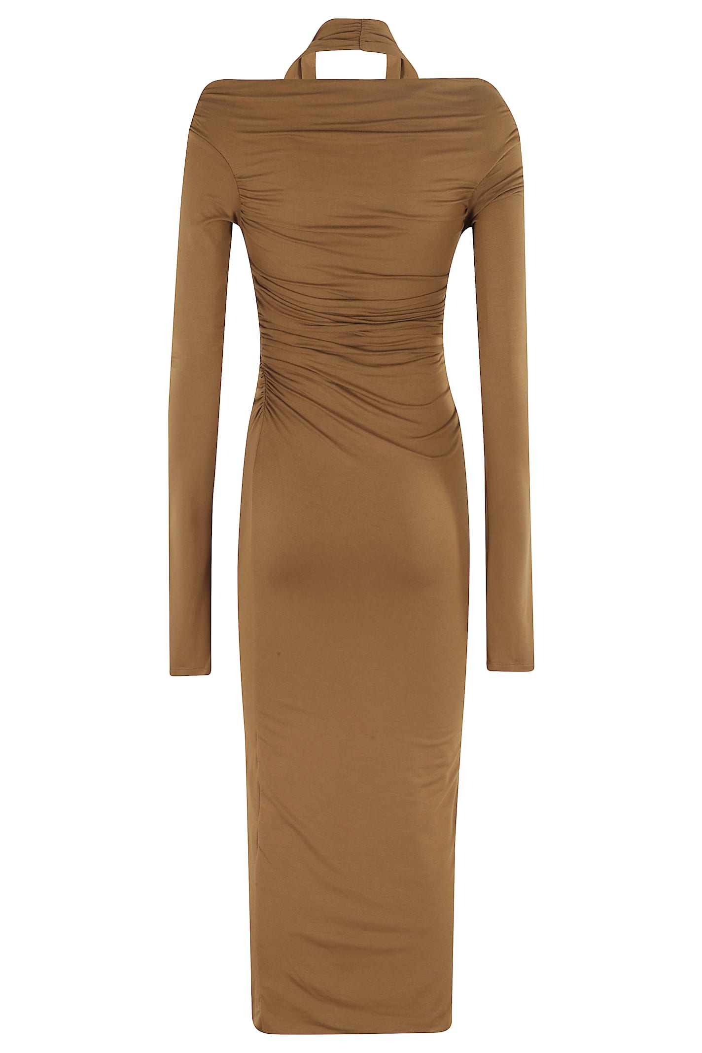 The Andamane Yvonne Midi Dress Ballerina Midi Dress In Brown