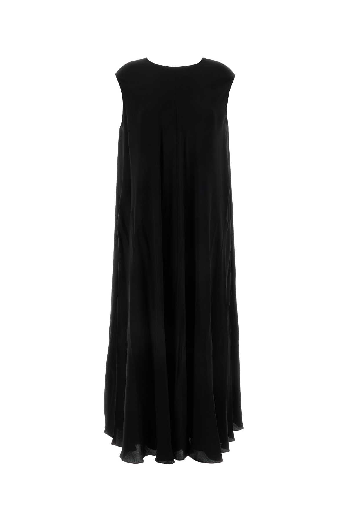 Shop The Row Black Crepe Palau Dress