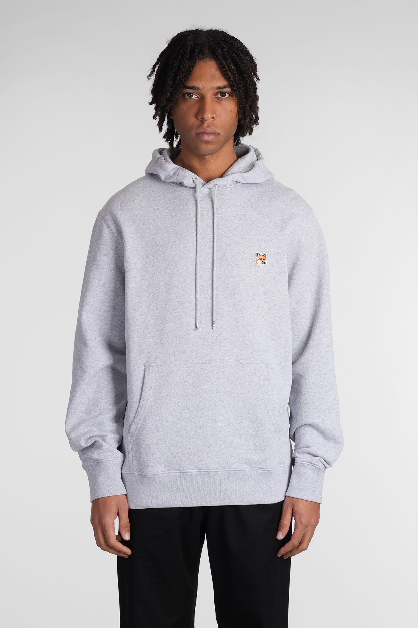 Maison Kitsuné Sweatshirt In Grey Cotton