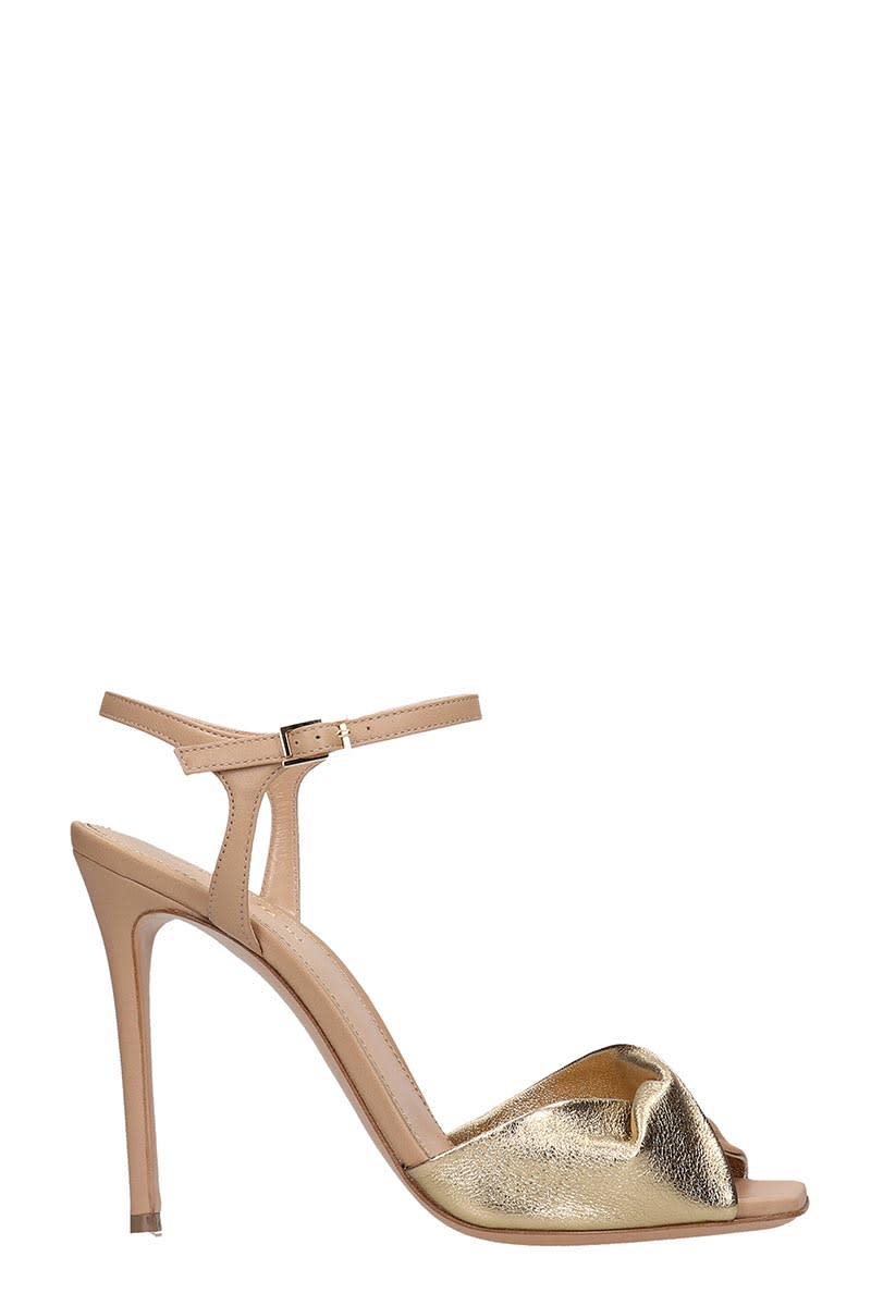 Lerre Sandals In Gold Leather