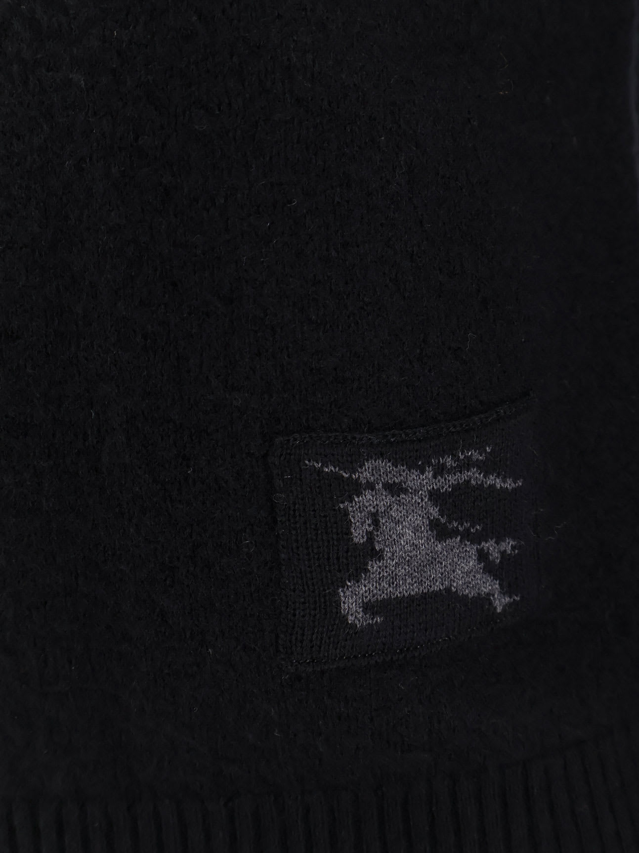 Burberry Alpaca And Wool Blend Turtleneck In Black