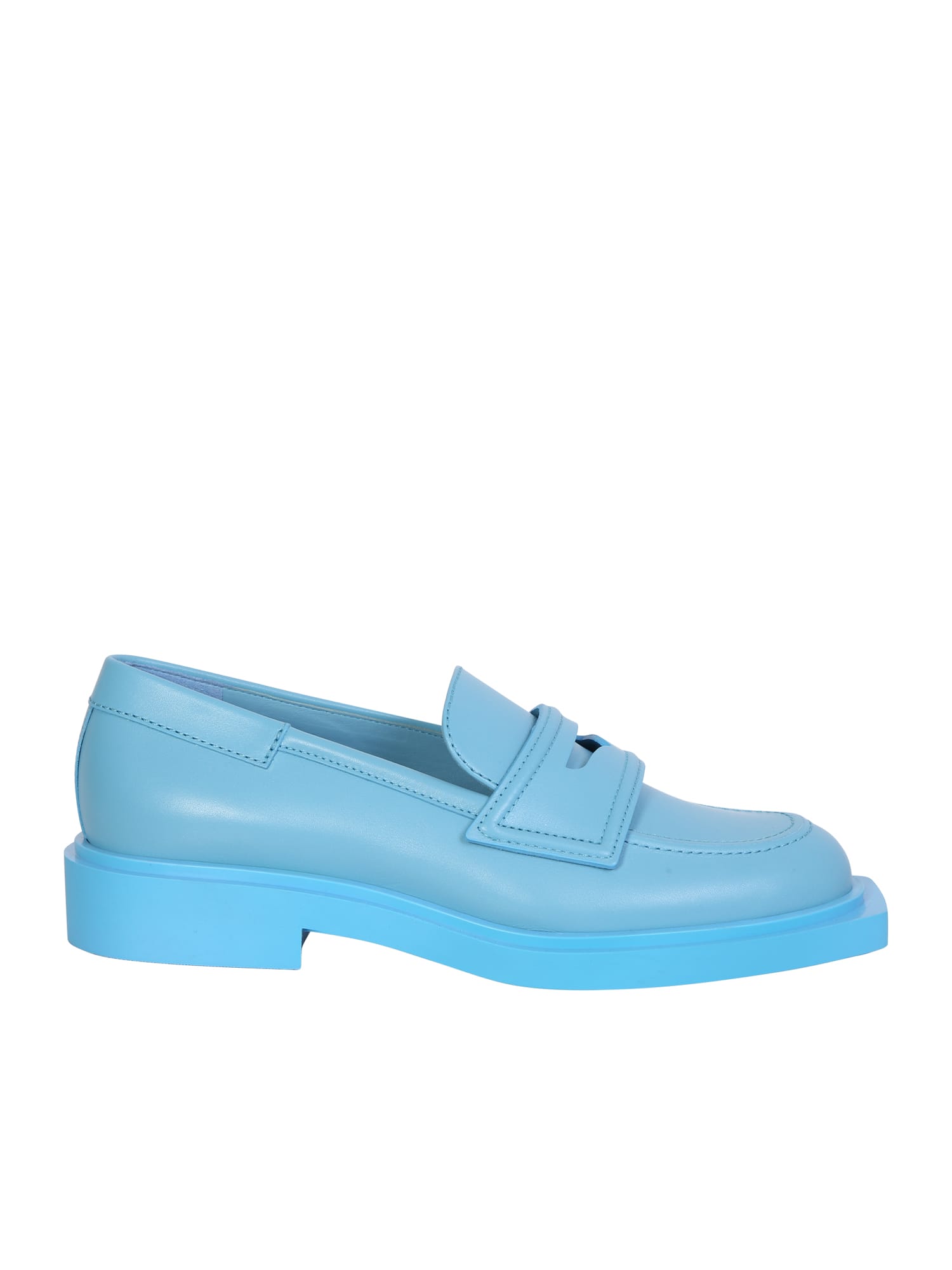 Shop 3juin Purple/turquoise Loafers In Blue