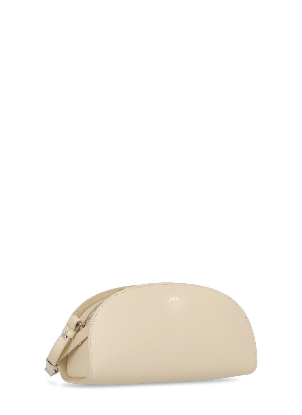 Apc A. P.c. Sac Demi-lune Shoulder Bag Bap Sahara In Beige