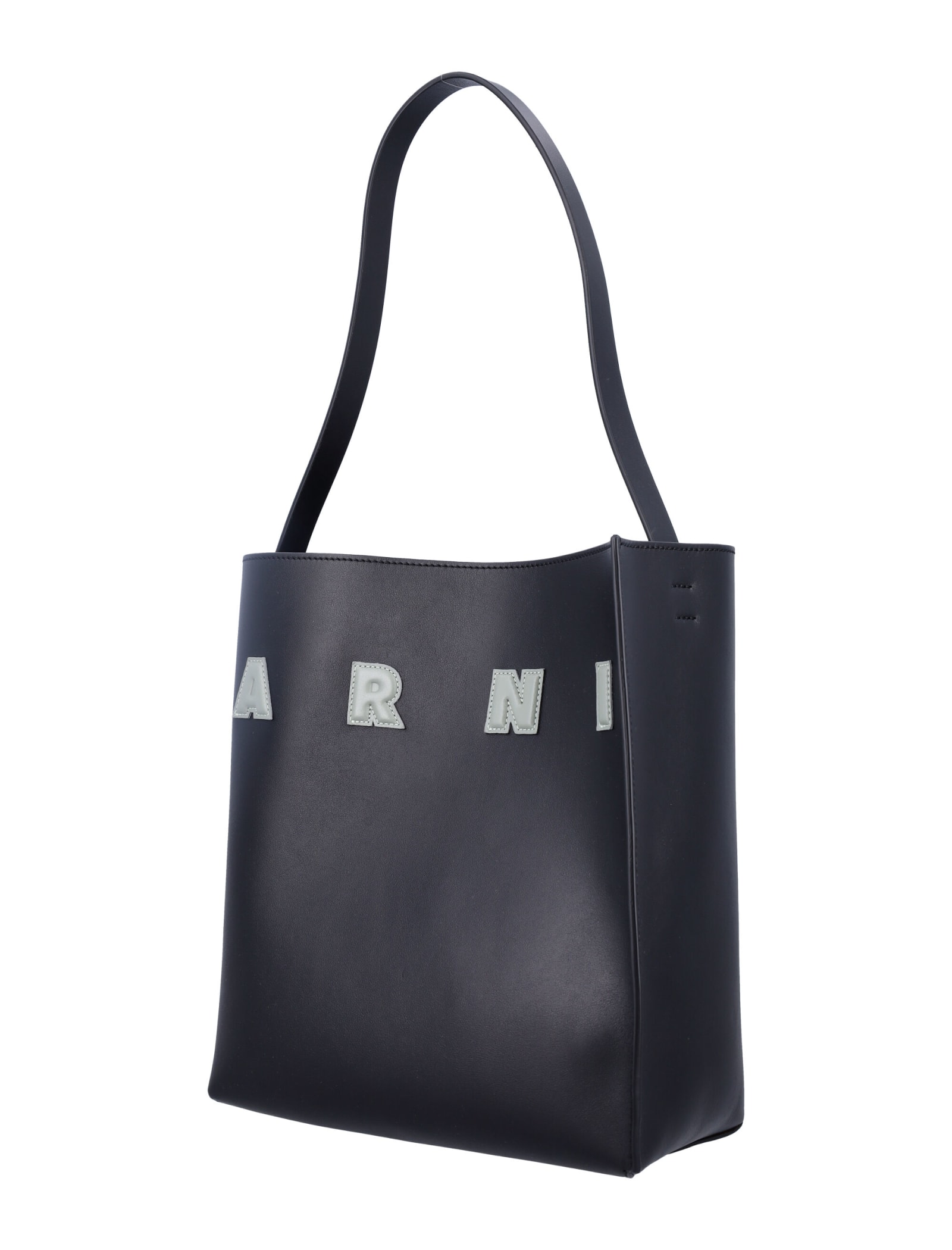 Shop Marni Museum Hobo Small Bag In Black