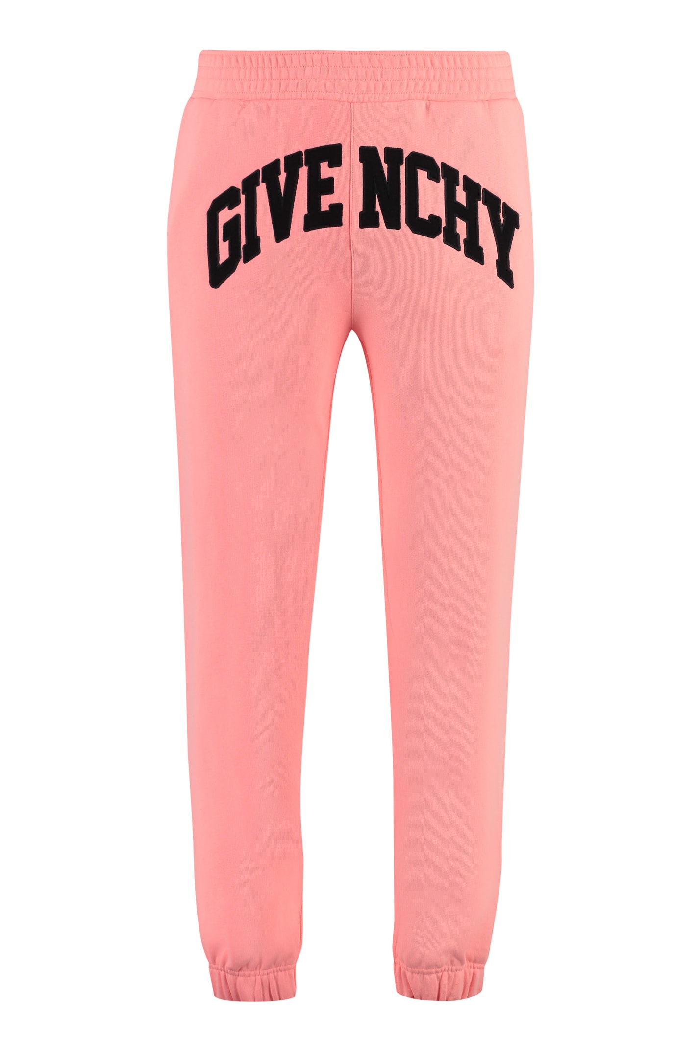 Shop Givenchy Logo Print Sweatpants In Pink