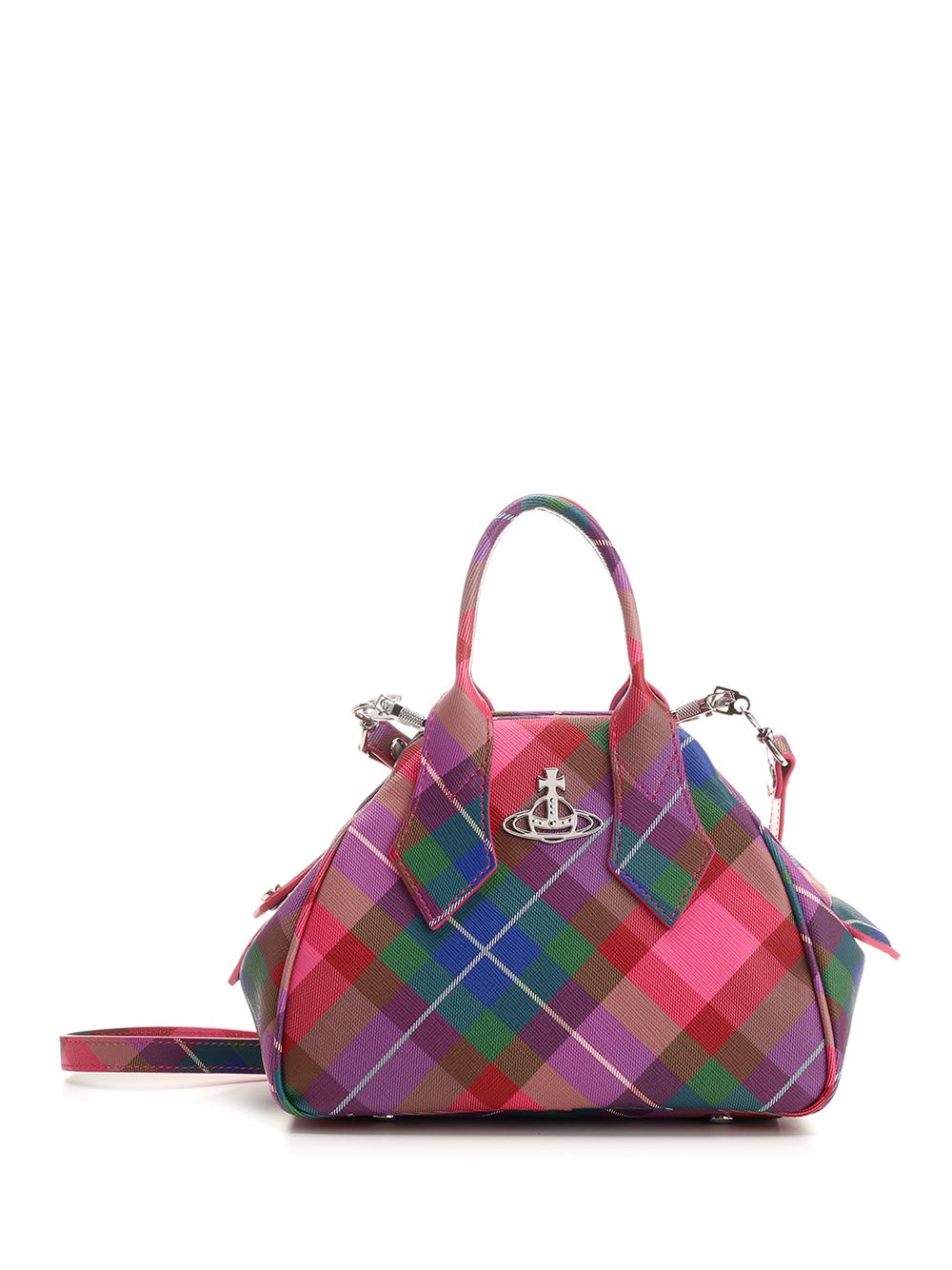 Shop Vivienne Westwood Yasmine Small Handbag In Multicolor