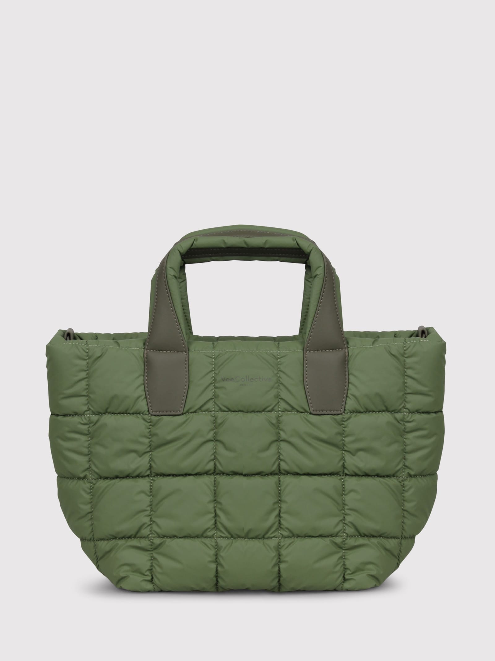 Veecollective Vee Collective Small Porter Handbag In Green