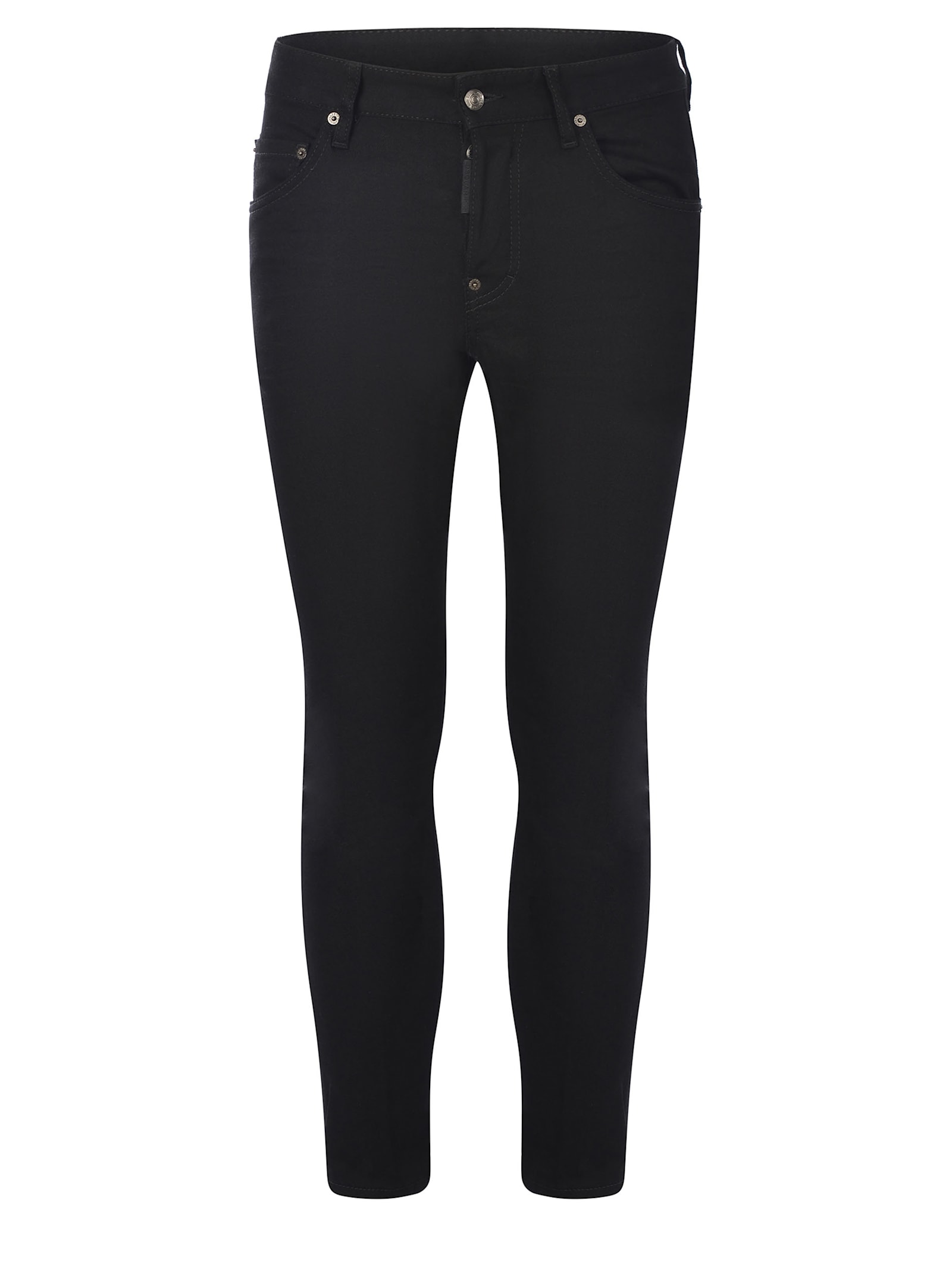 Shop Dsquared2 Jeans  Skater Made Of Denim In Black