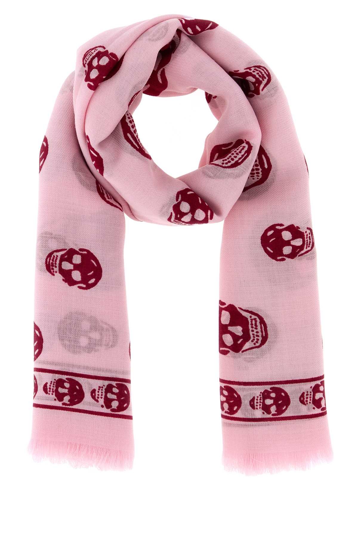 Alexander McQueen Printed Chiffon Foulard