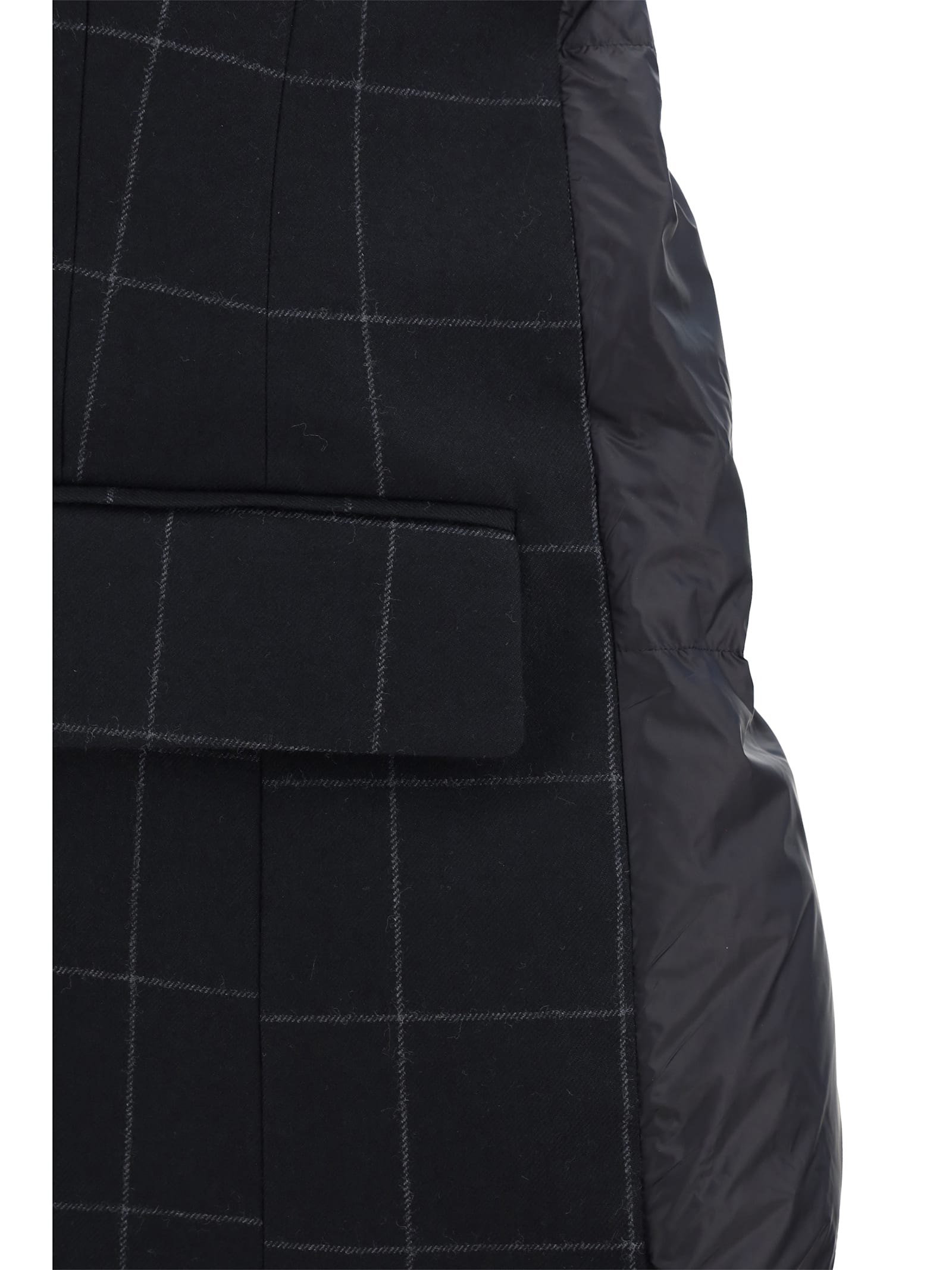 Shop Sacai Long Vest In Black