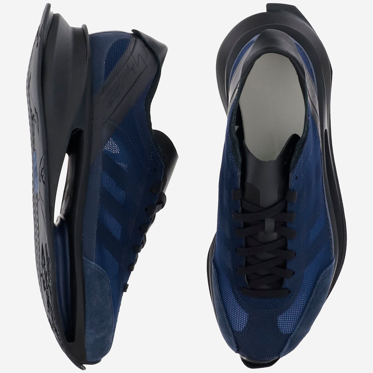 Shop Y-3 Sneakers S-gendo Run Navy In Blue