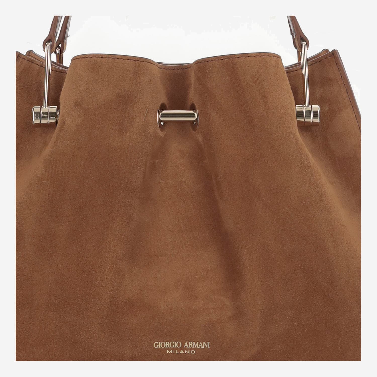 GIORGIO ARMANI SMALL SUEDE SHOPPER BAG