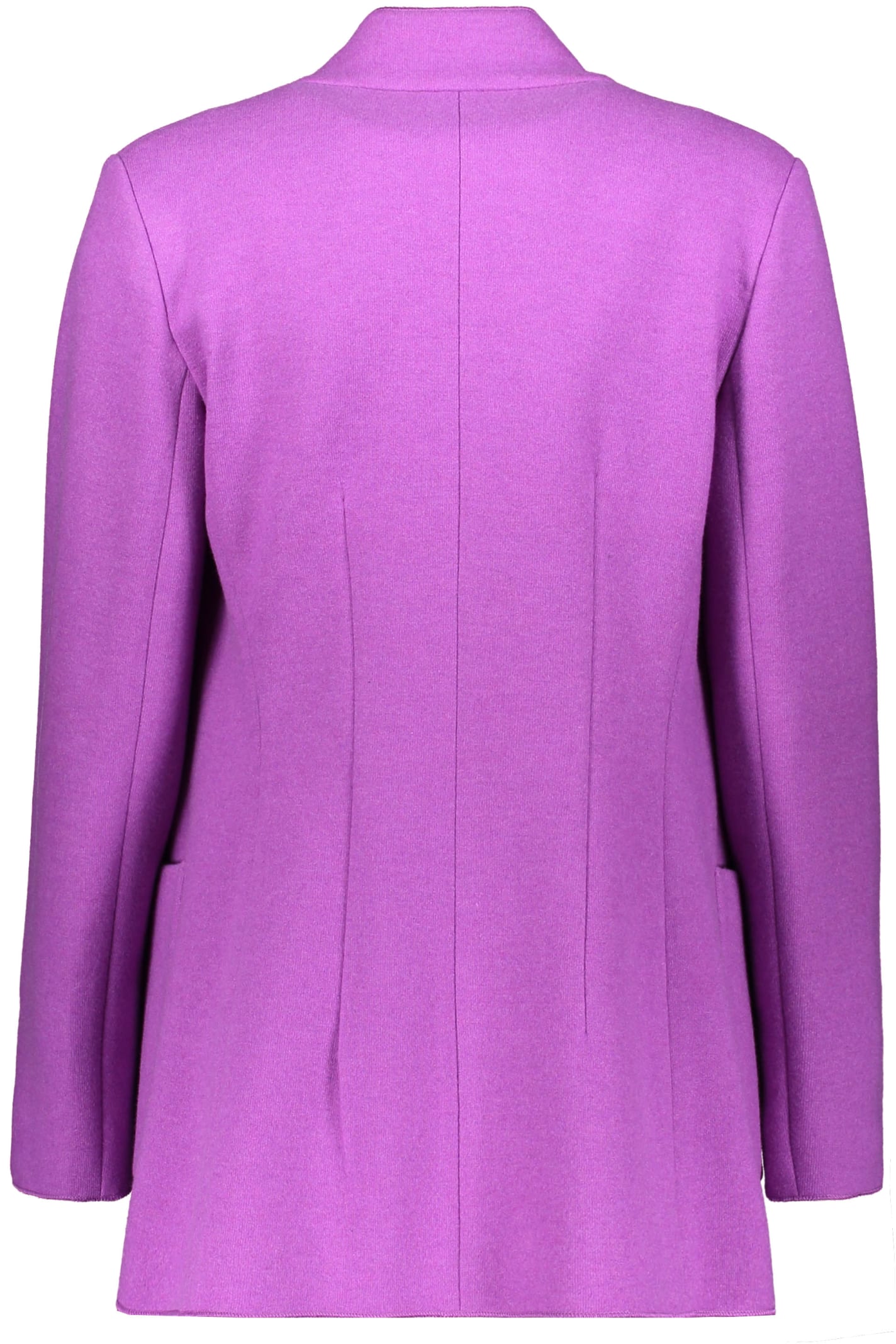 Agnona Cashmere Jacket In Purple