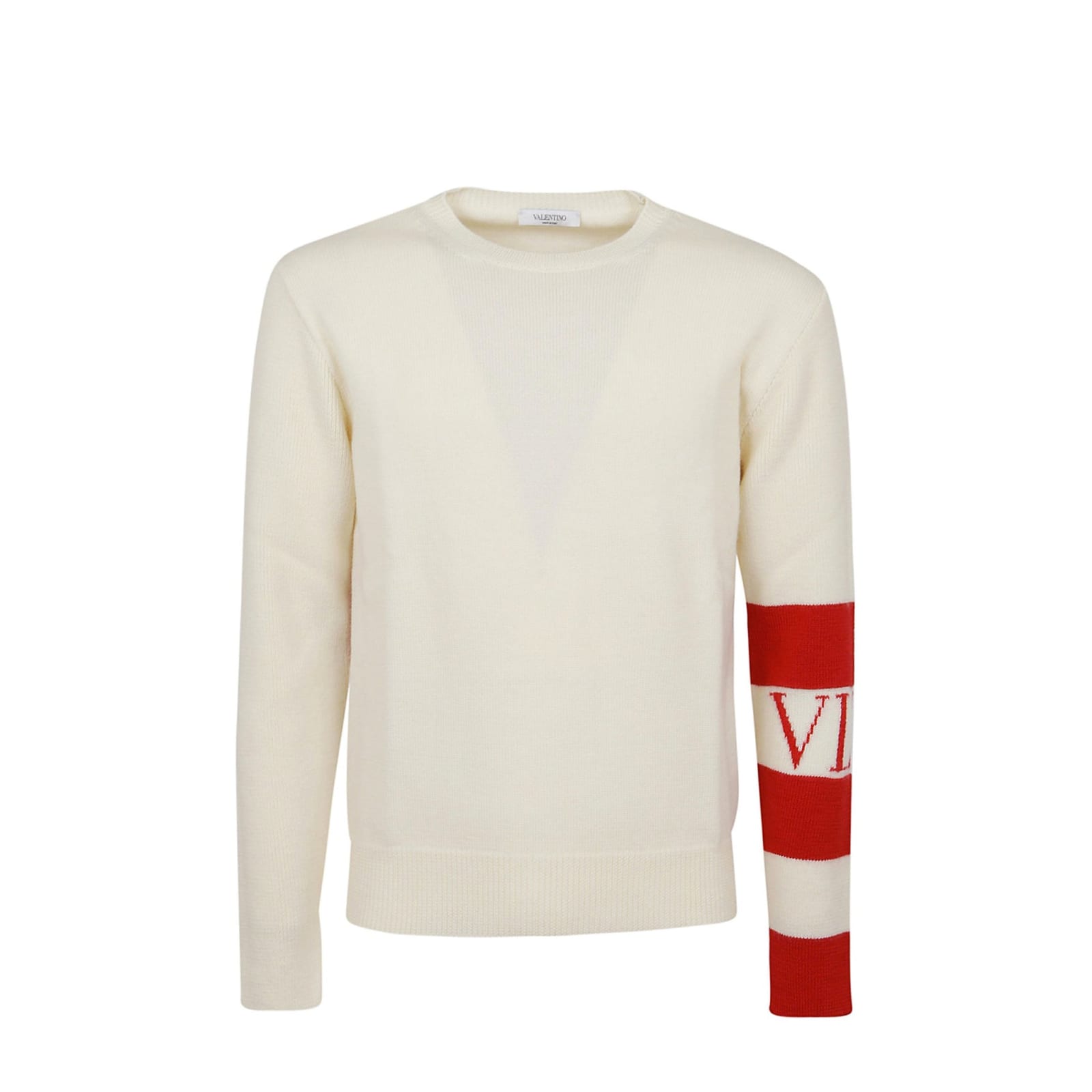 Shop Valentino Berger Wool Sweater In White