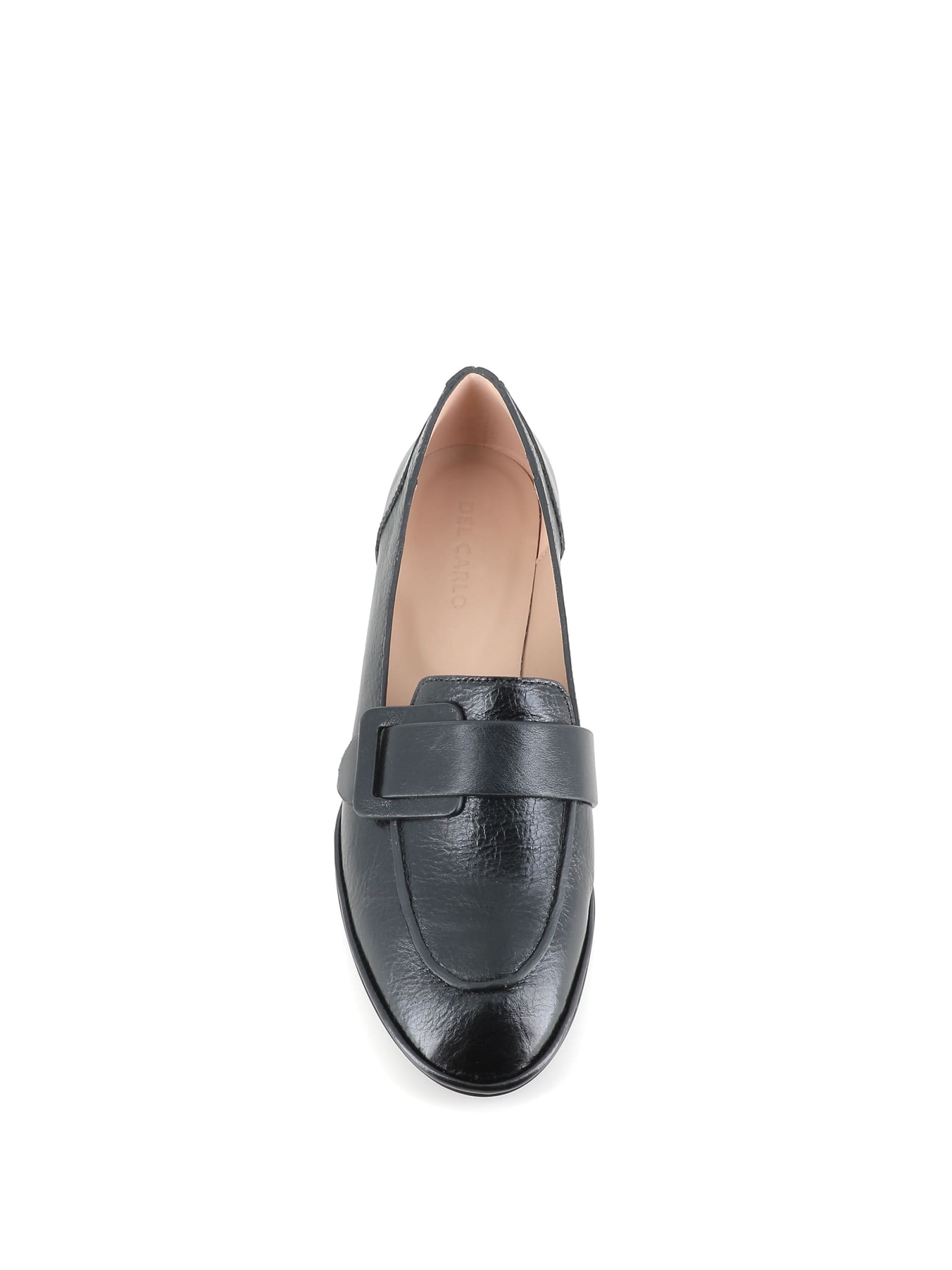 Shop Del Carlo Loafer 11805 In Black